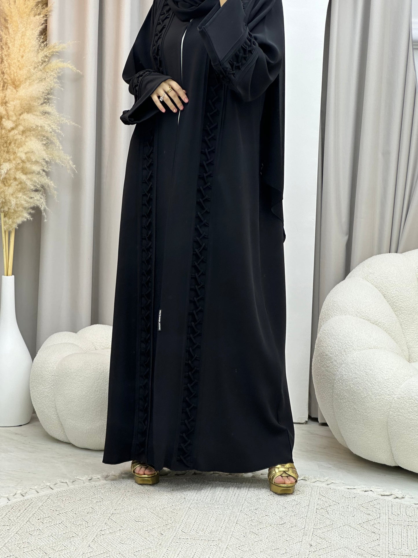 C 0040 Black Eid Abaya