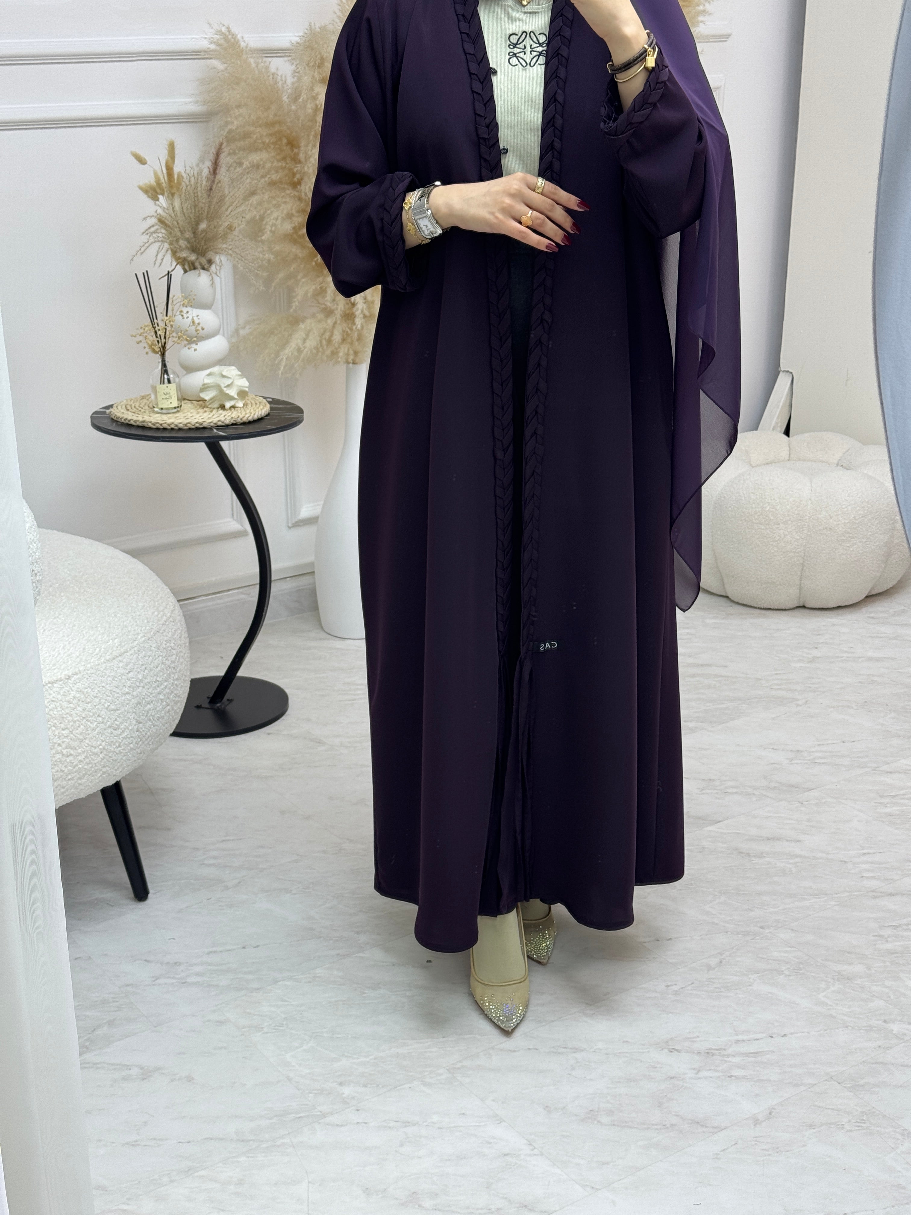 C 1000 Purple Abaya