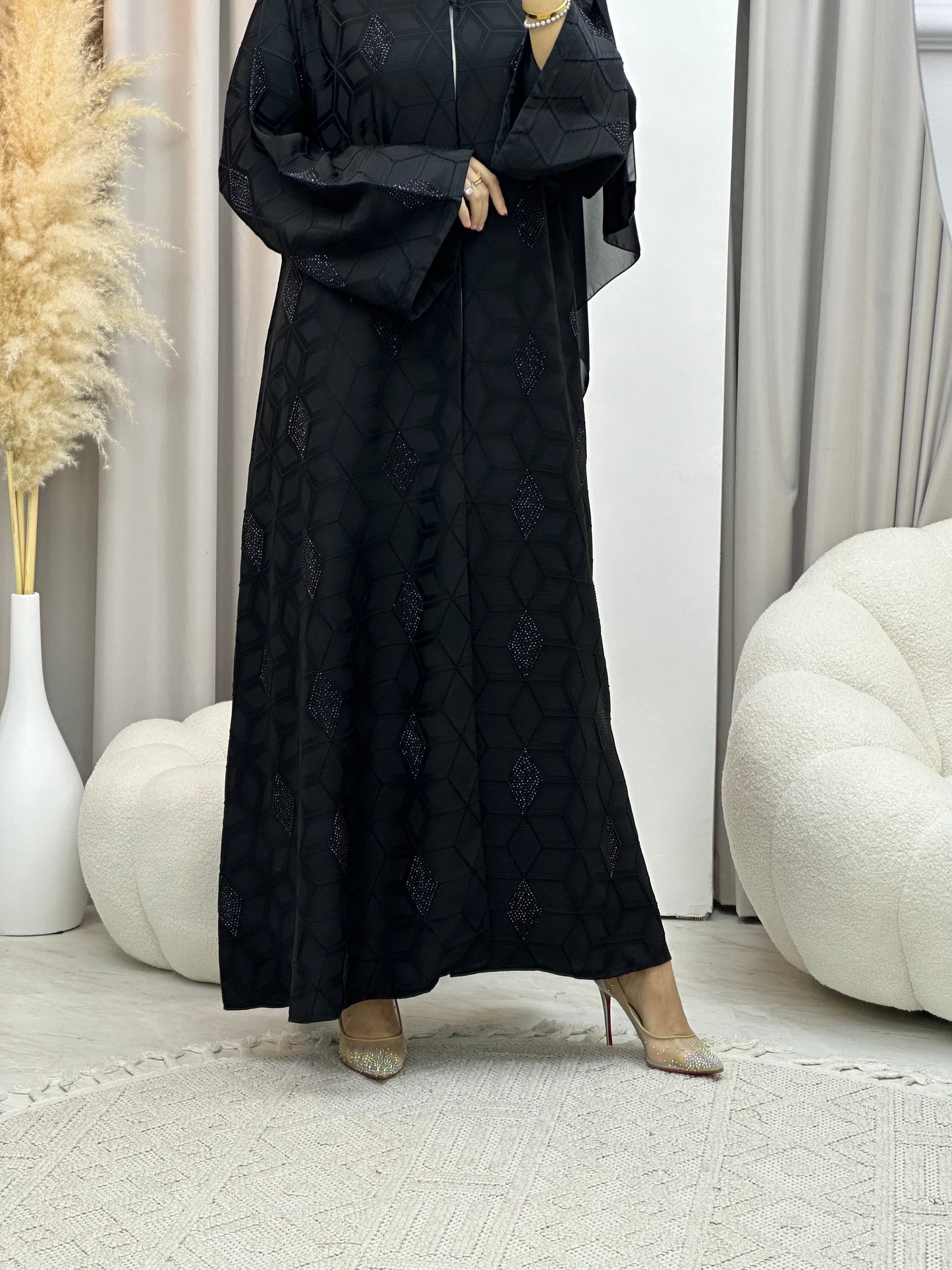 C 0041 Black Eid Abaya