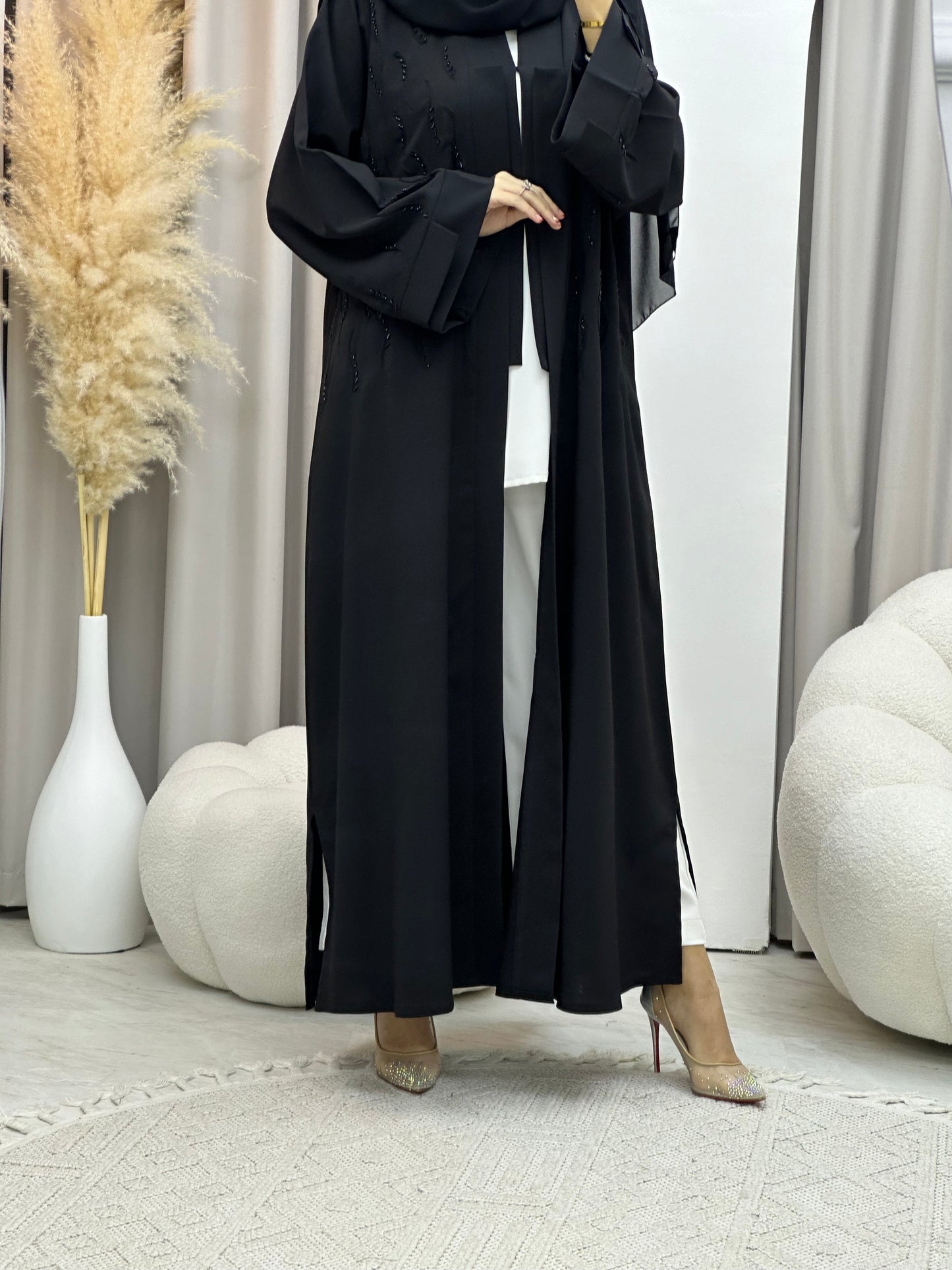 C 0042 Black Eid Abaya