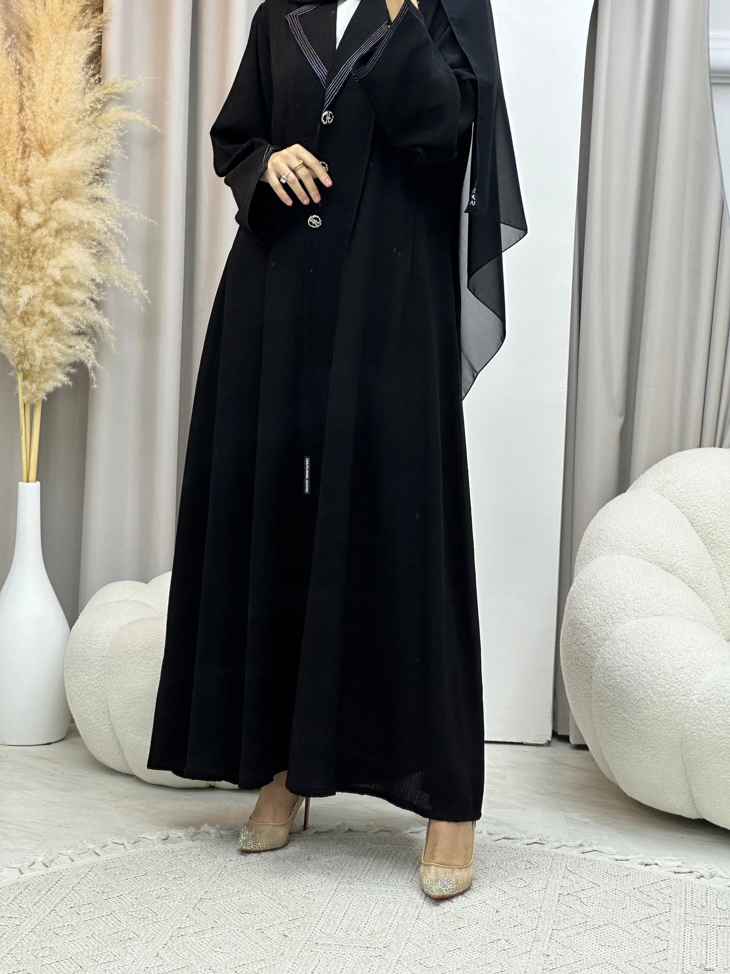 C 0043 Black Eid Abaya