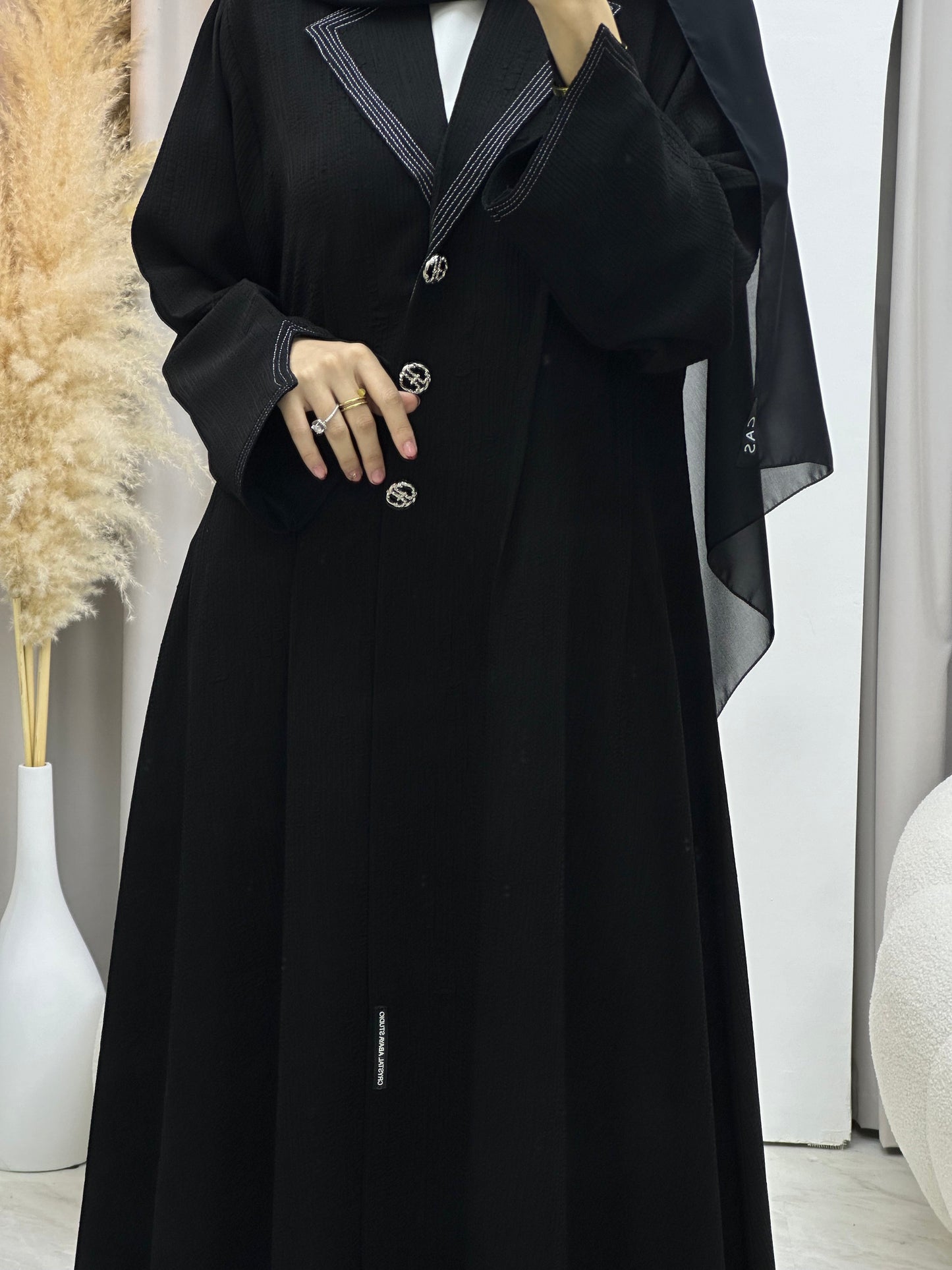 C 0043 Black Eid Abaya