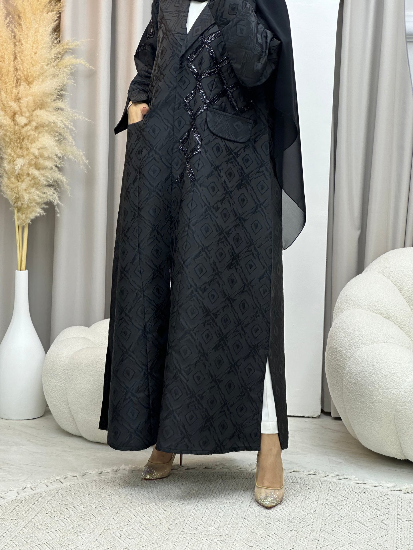 C 0045 Black Eid Abaya