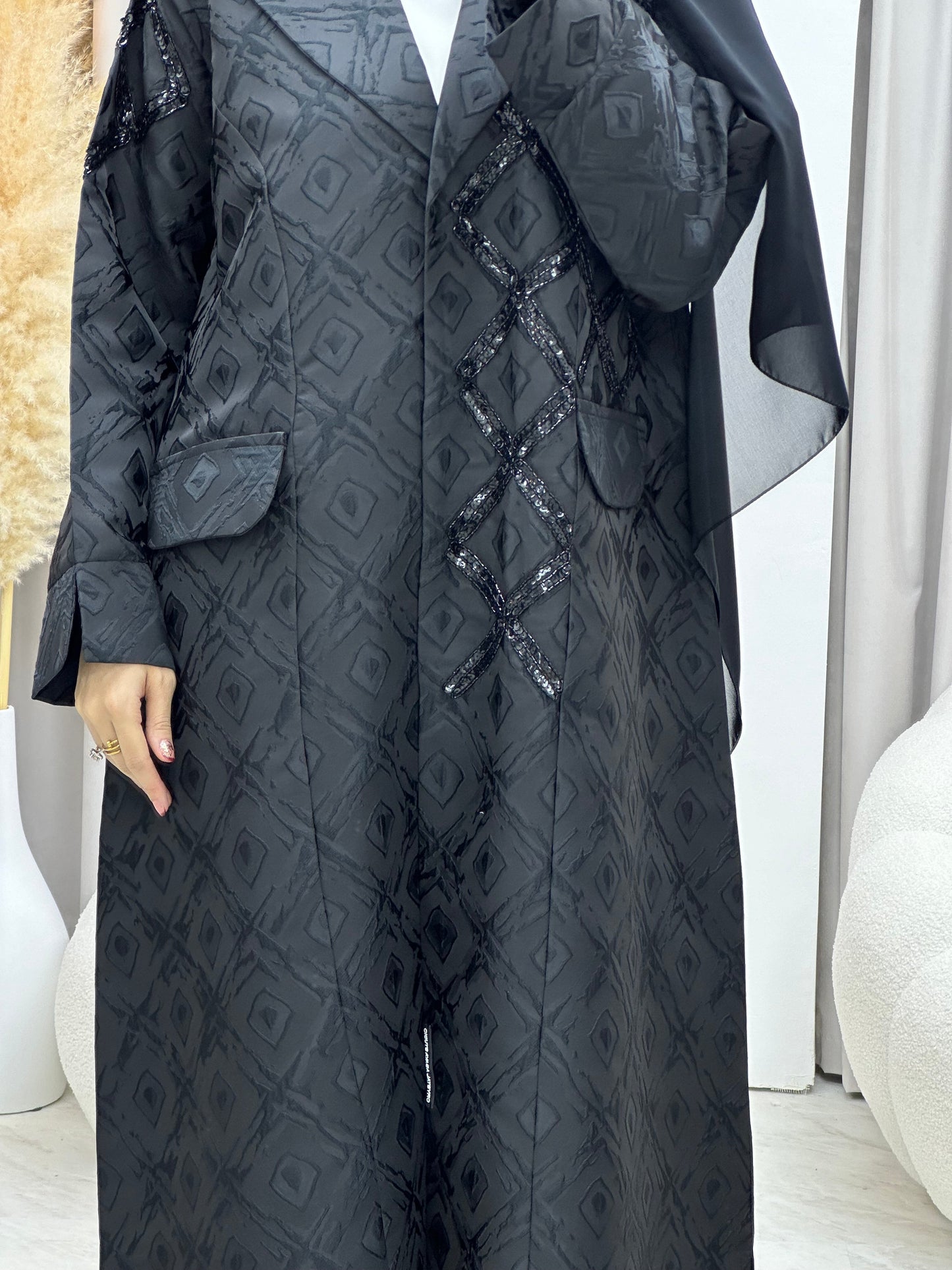 C 0045 Black Eid Abaya