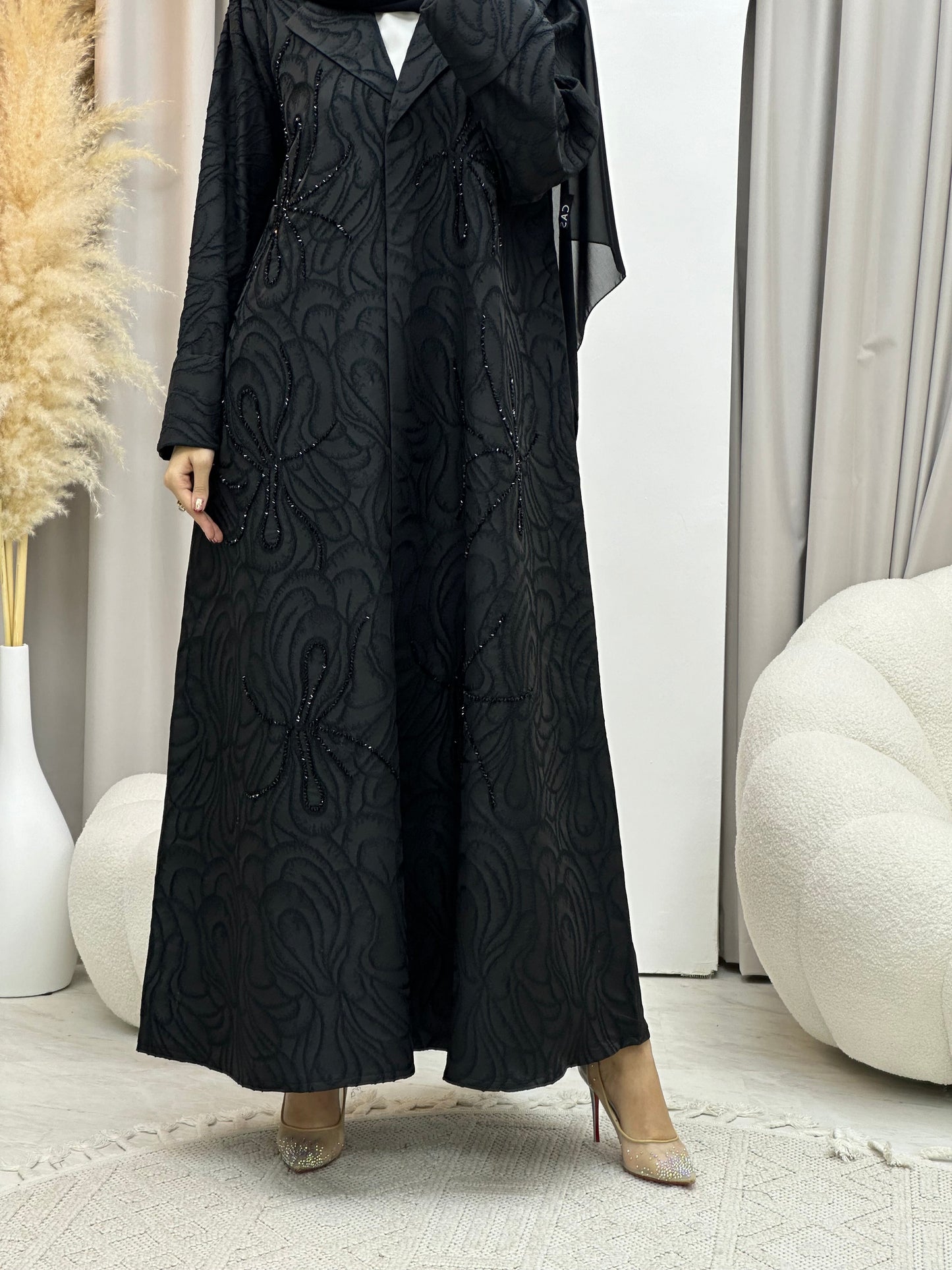 C 0046 Black Eid Abaya