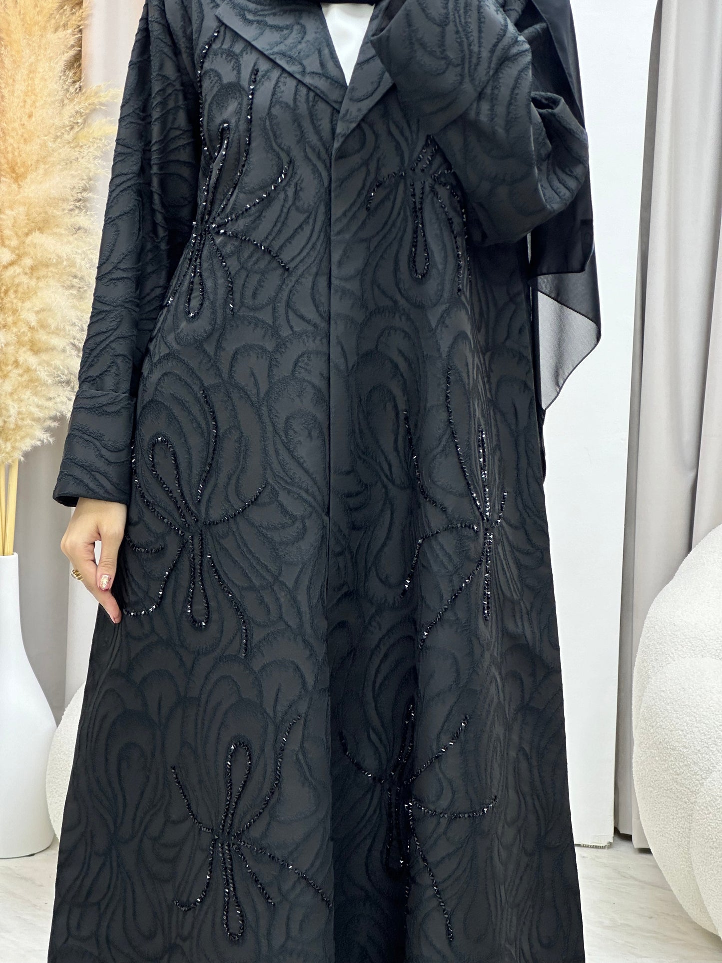 C 0046 Black Eid Abaya