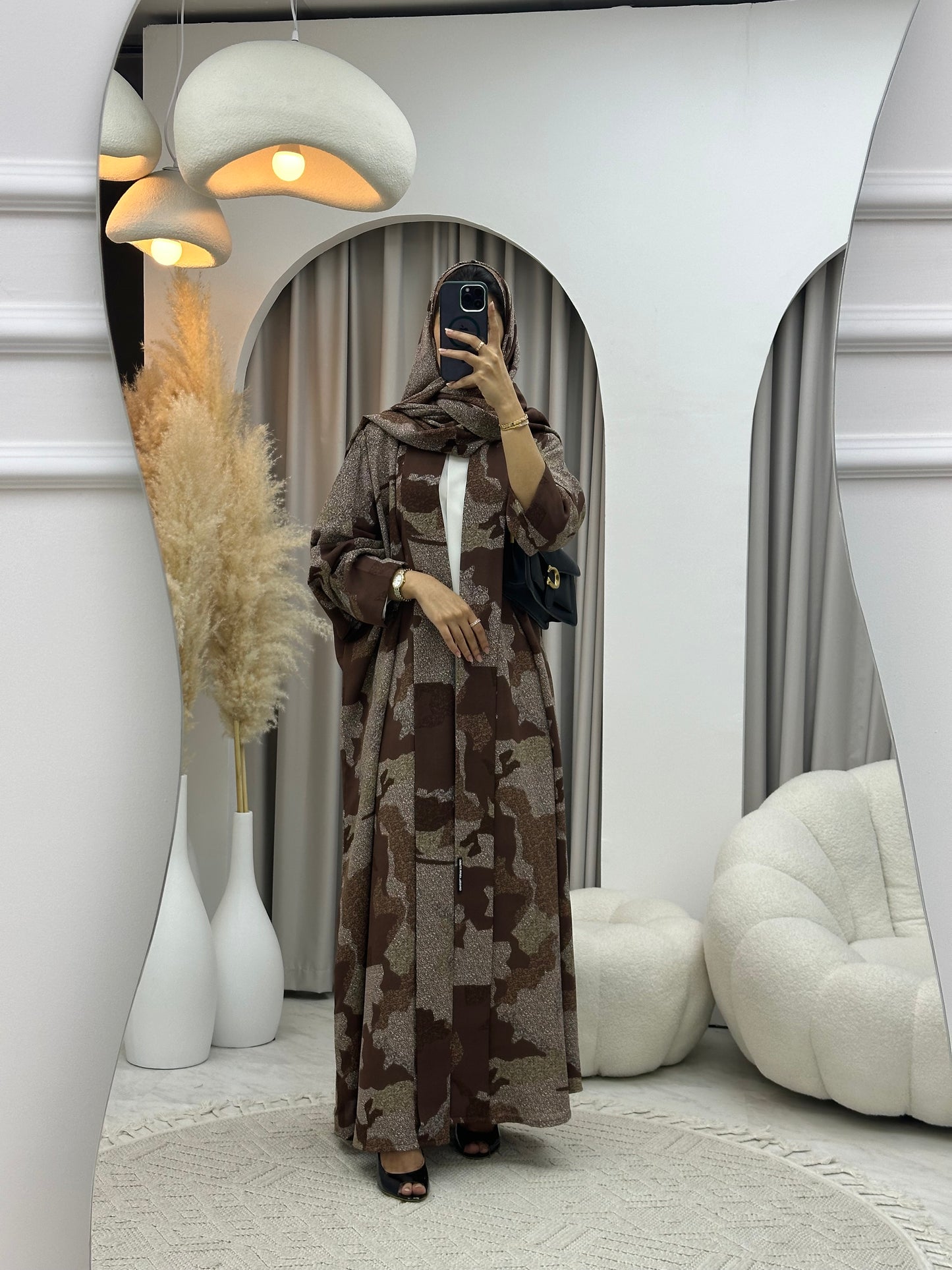 C 0237-02 Army Brown Abaya