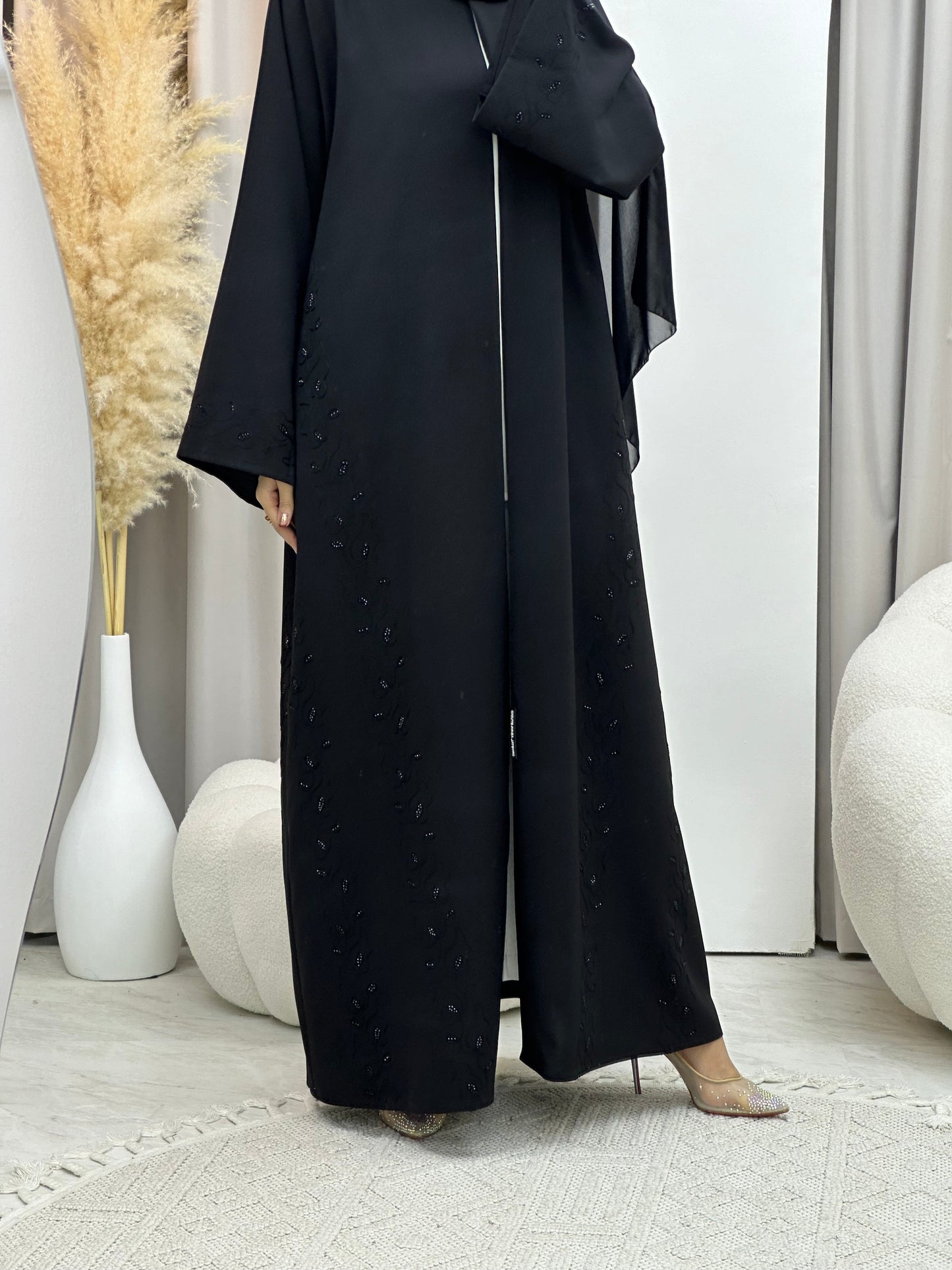 C 0047 Black Eid Abaya