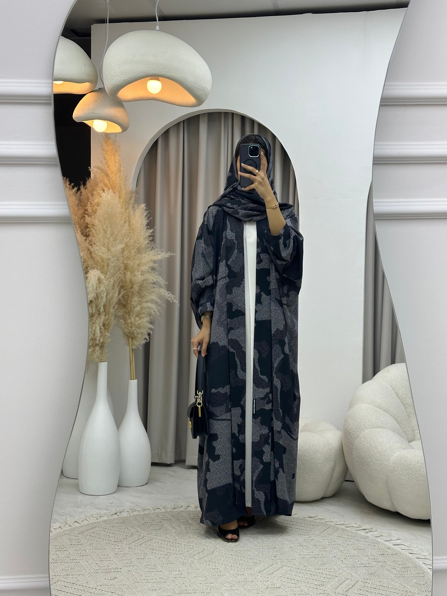 C 0237-03 Army Grey Abaya