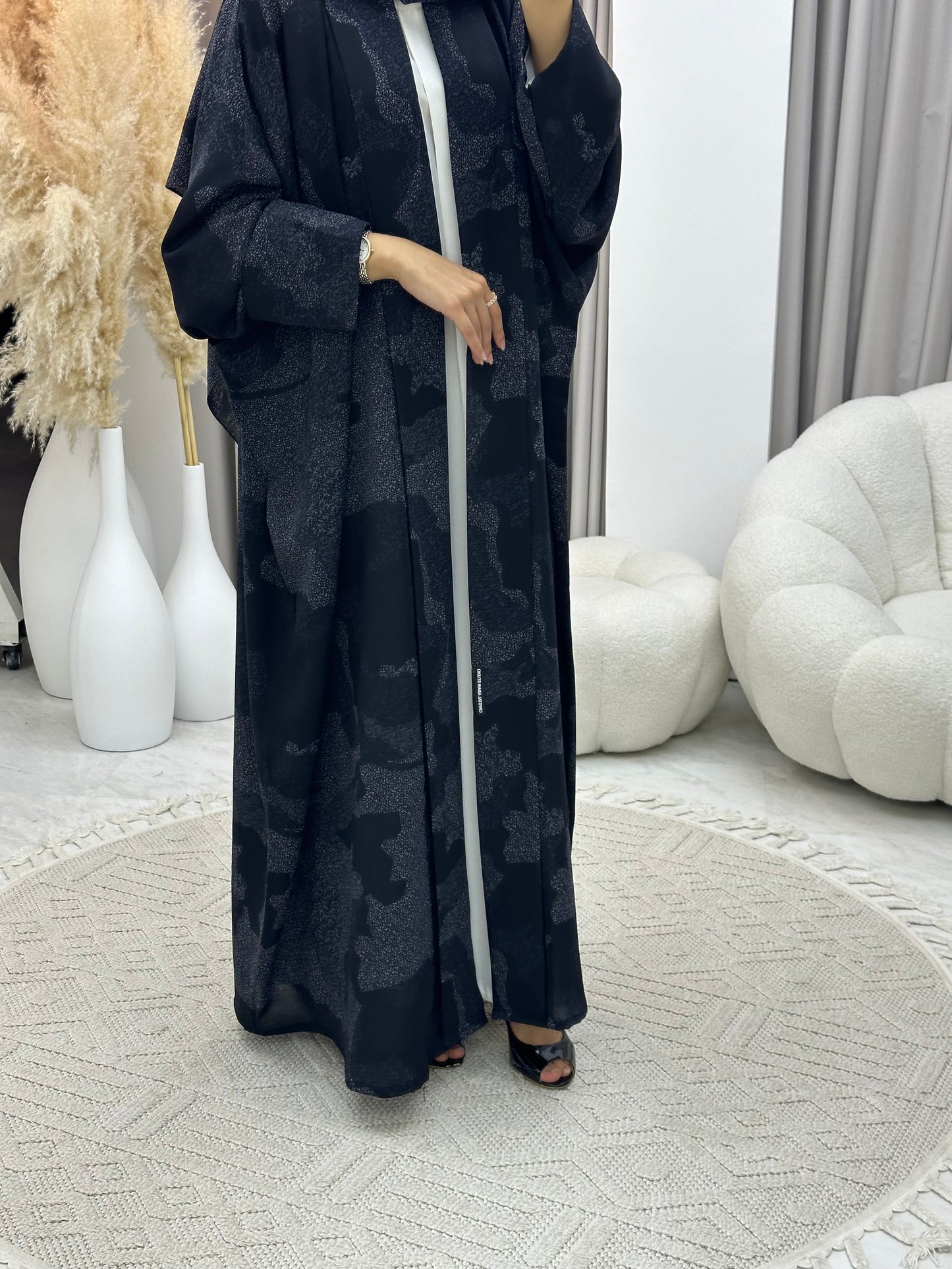 C 0237-01 Army Black Abaya