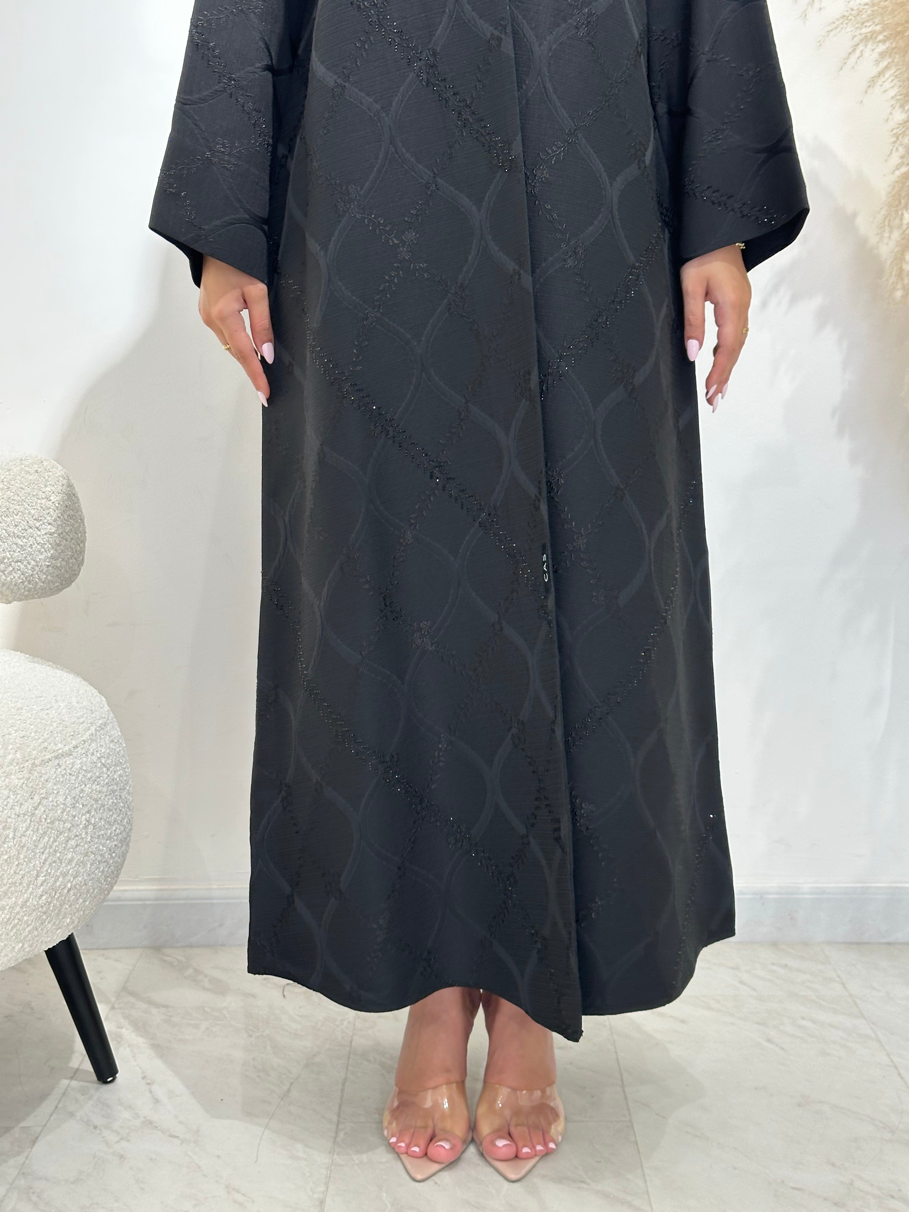 C 1395 Black Abaya