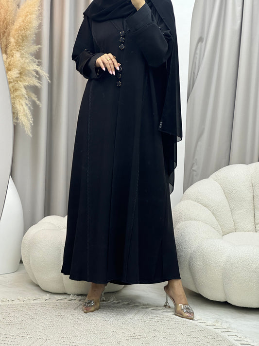 C 0049 Black Abaya