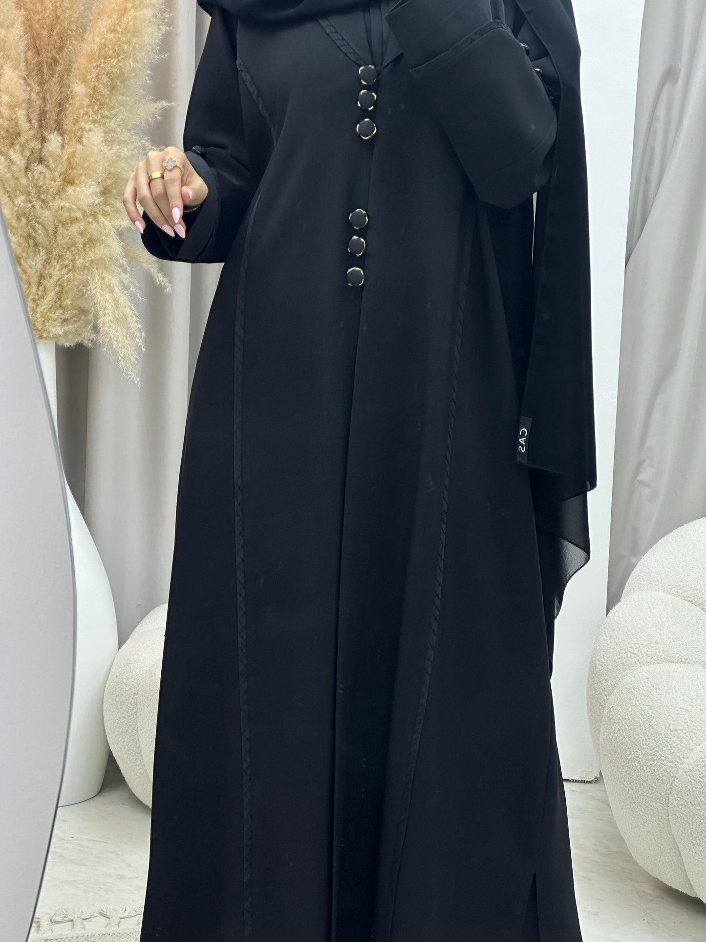 C 0049 Black Abaya