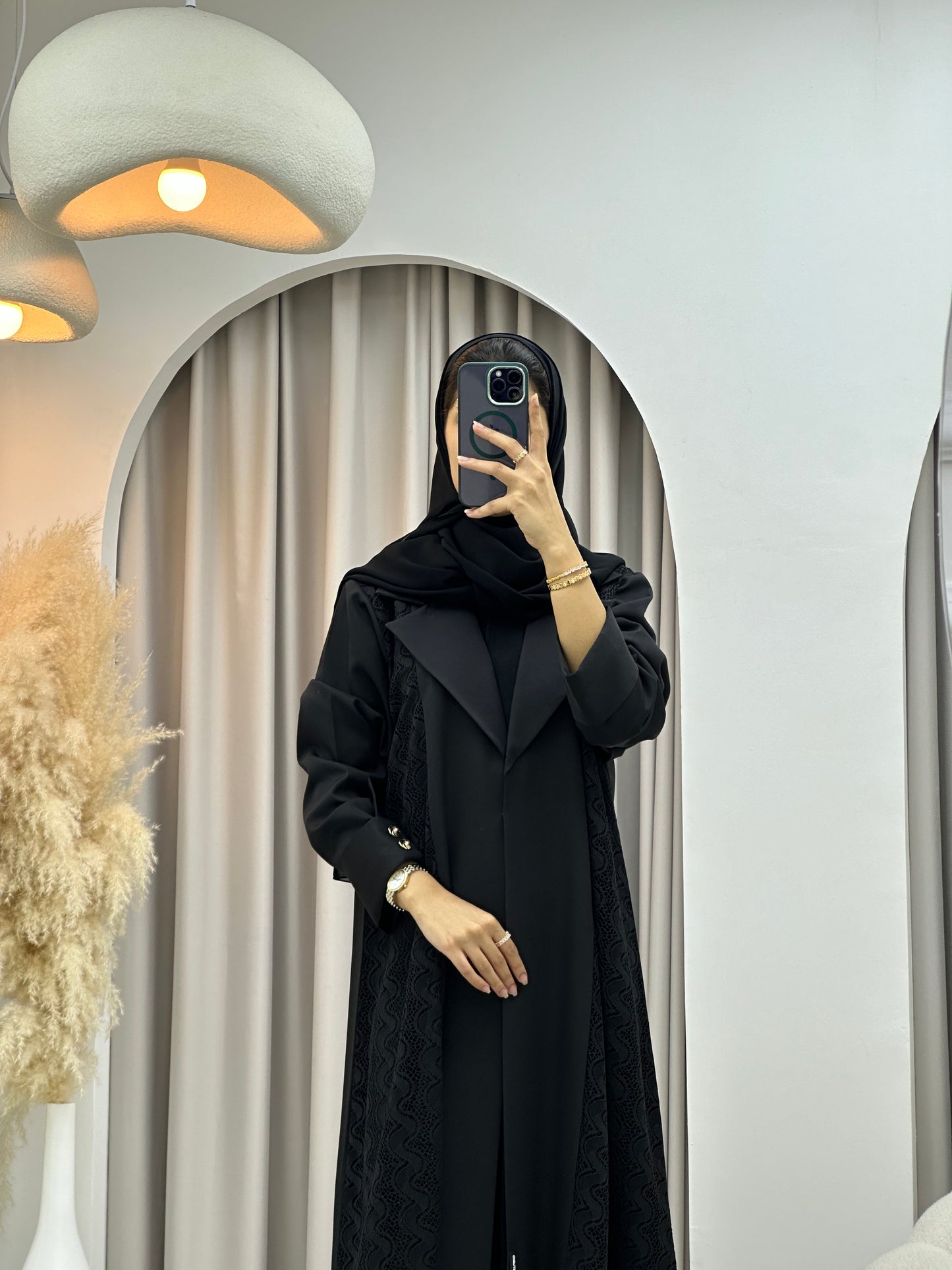 C 0239 Black Coat Abaya