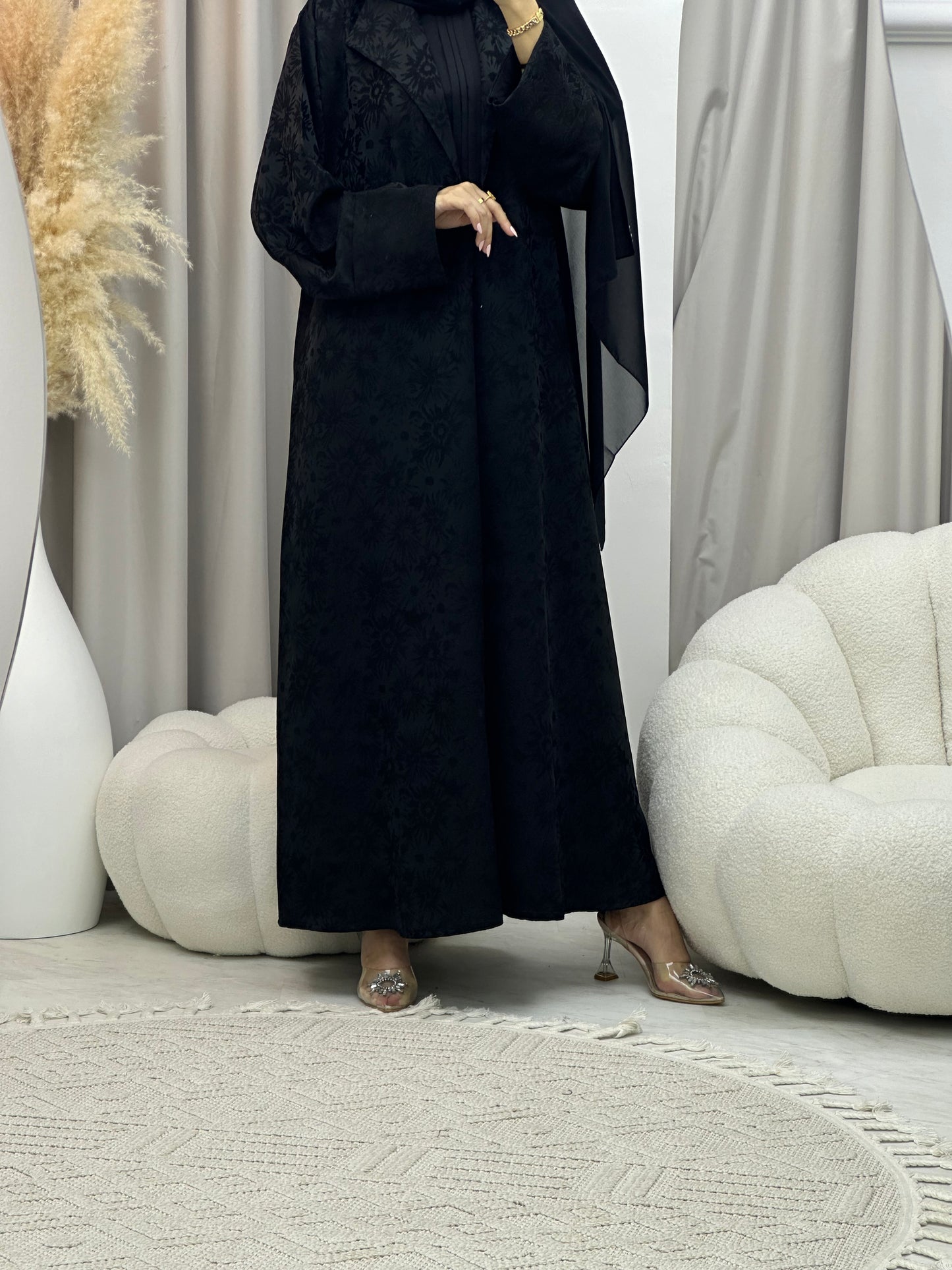 C 0050 Black Abaya