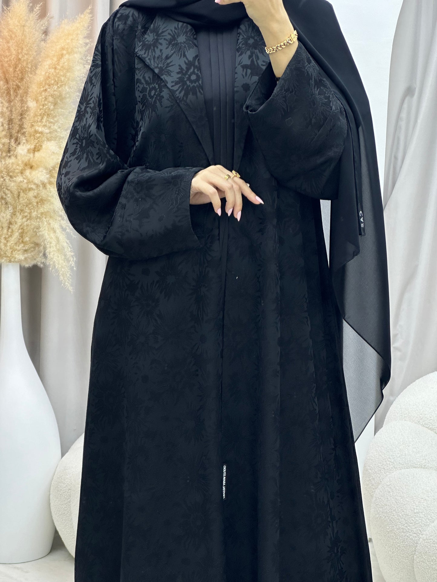 C RTW 0050 Black Abaya