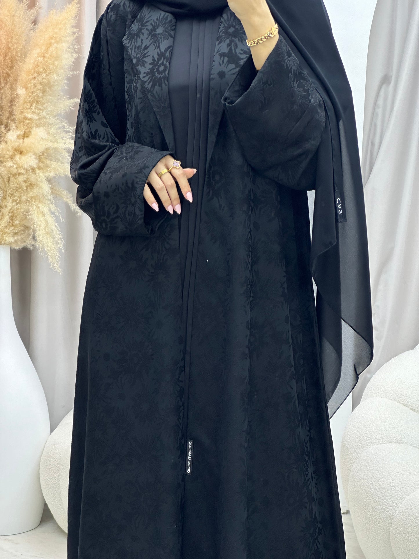 C 0050 Black Abaya