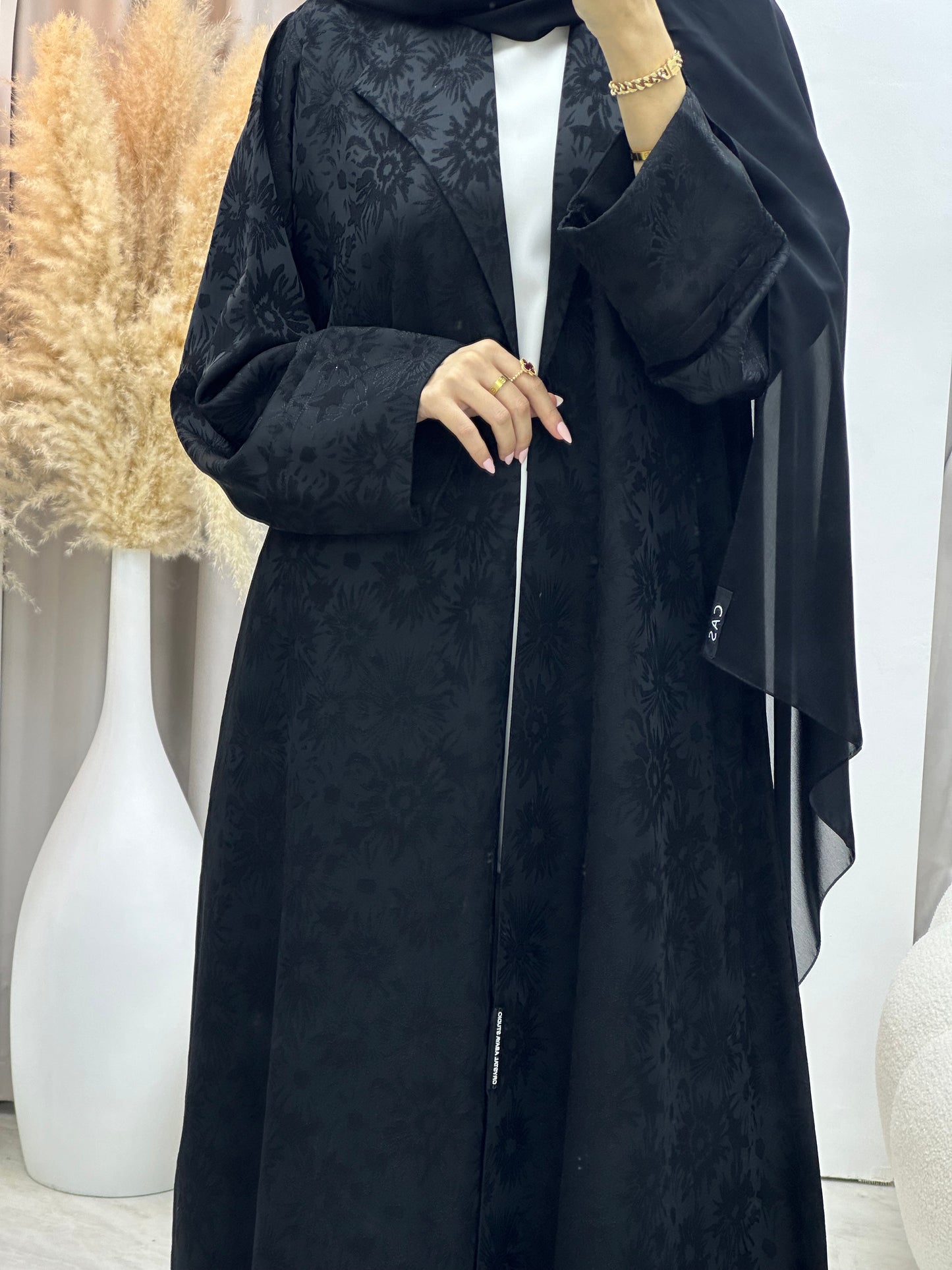 C RTW 0050 Black Abaya