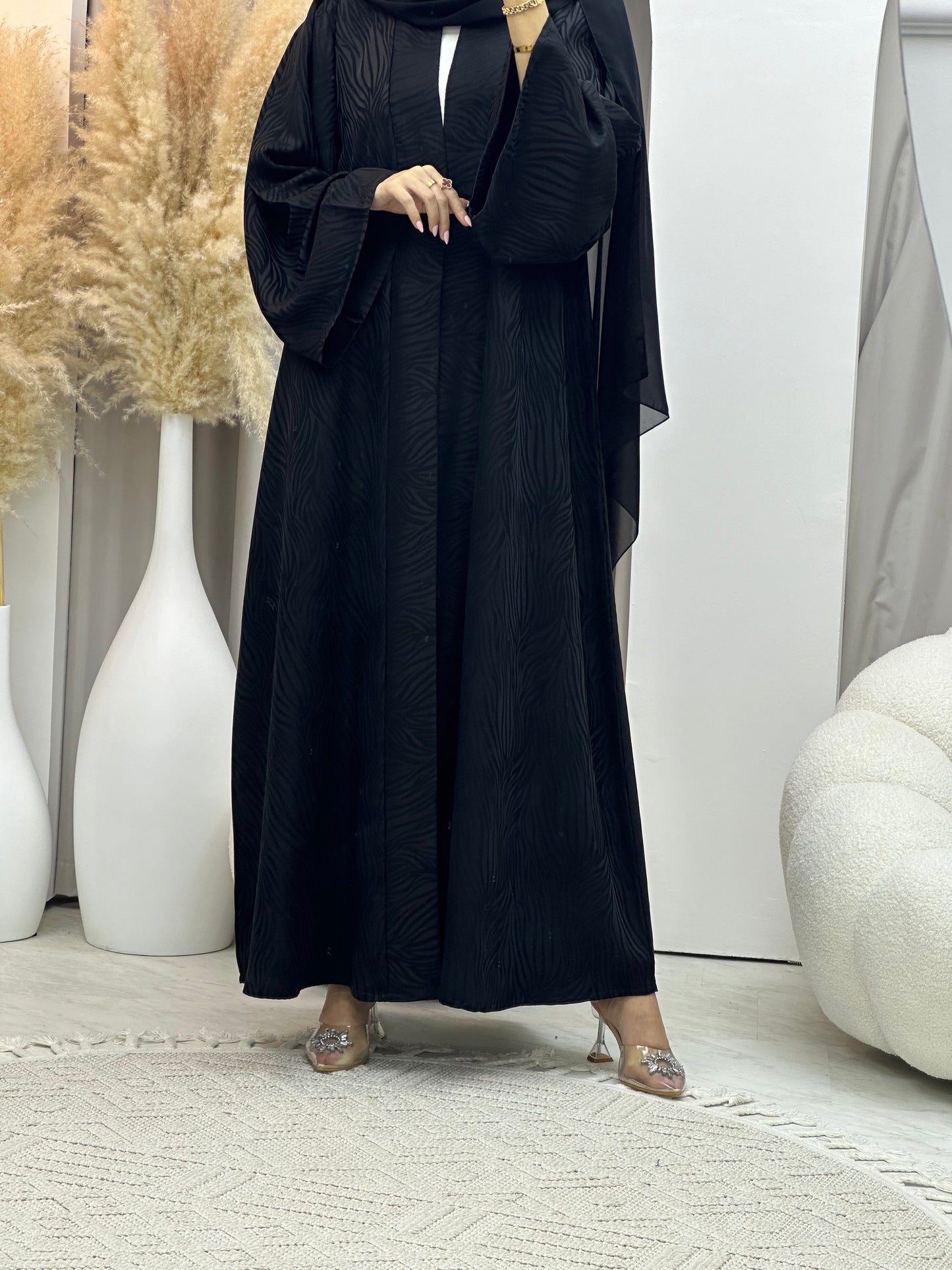 C RTW 0051 Black Abaya