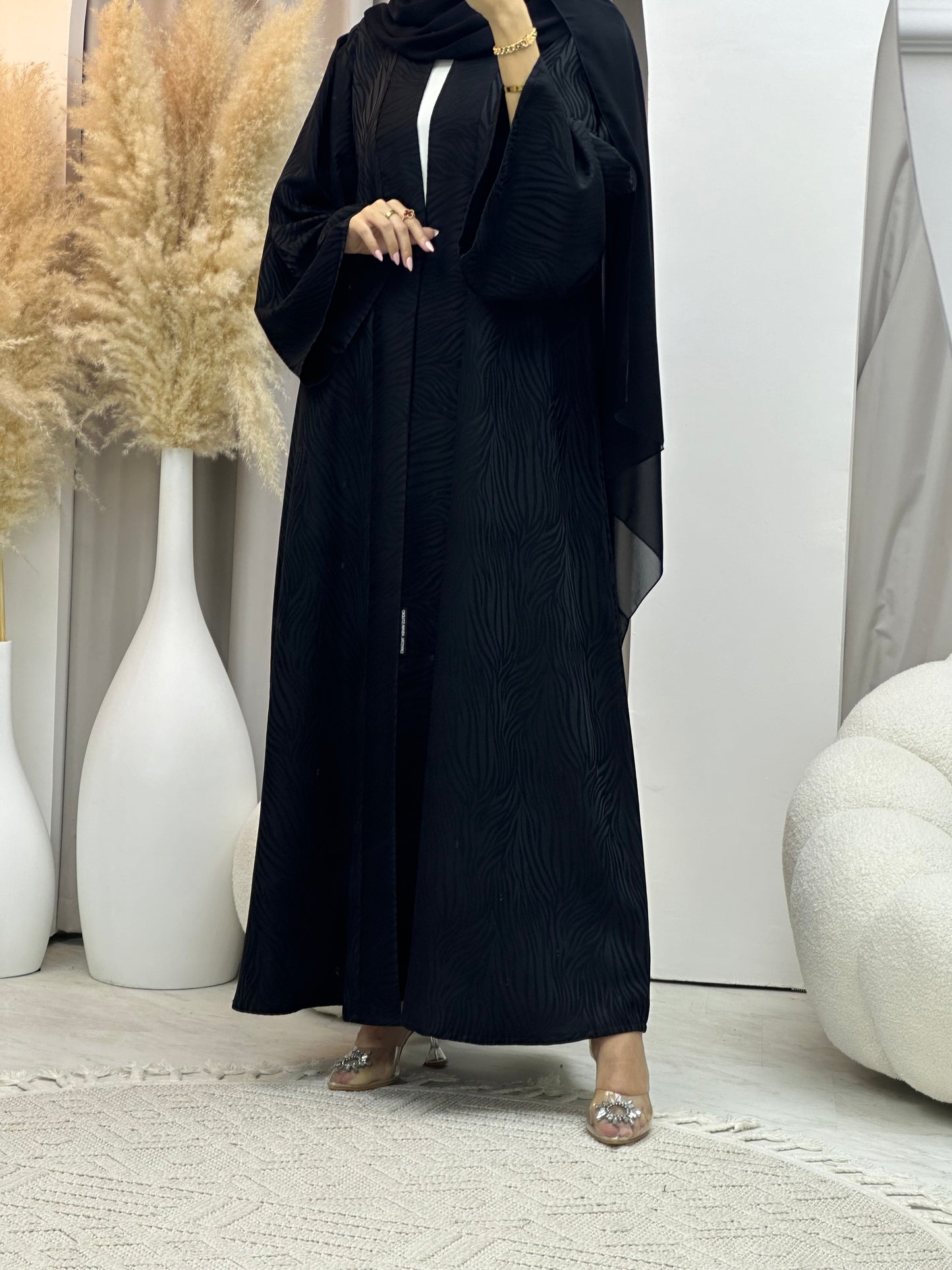 C RTW 0051 Black Abaya