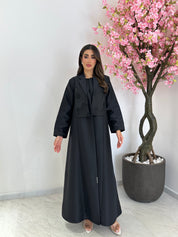 C 1246 Black Coat Abaya