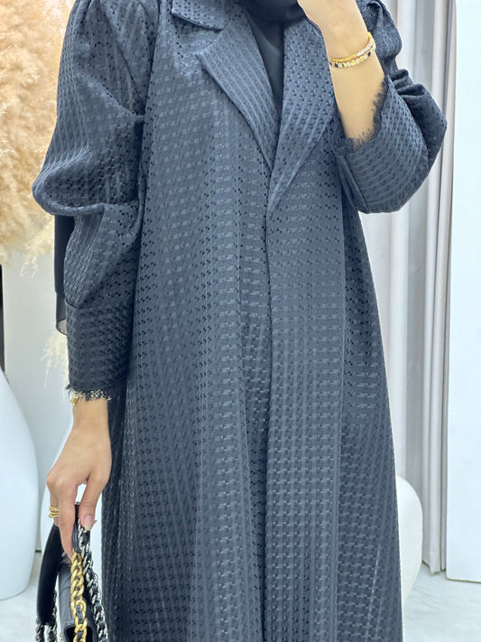 C 0242 Black Coat Abaya