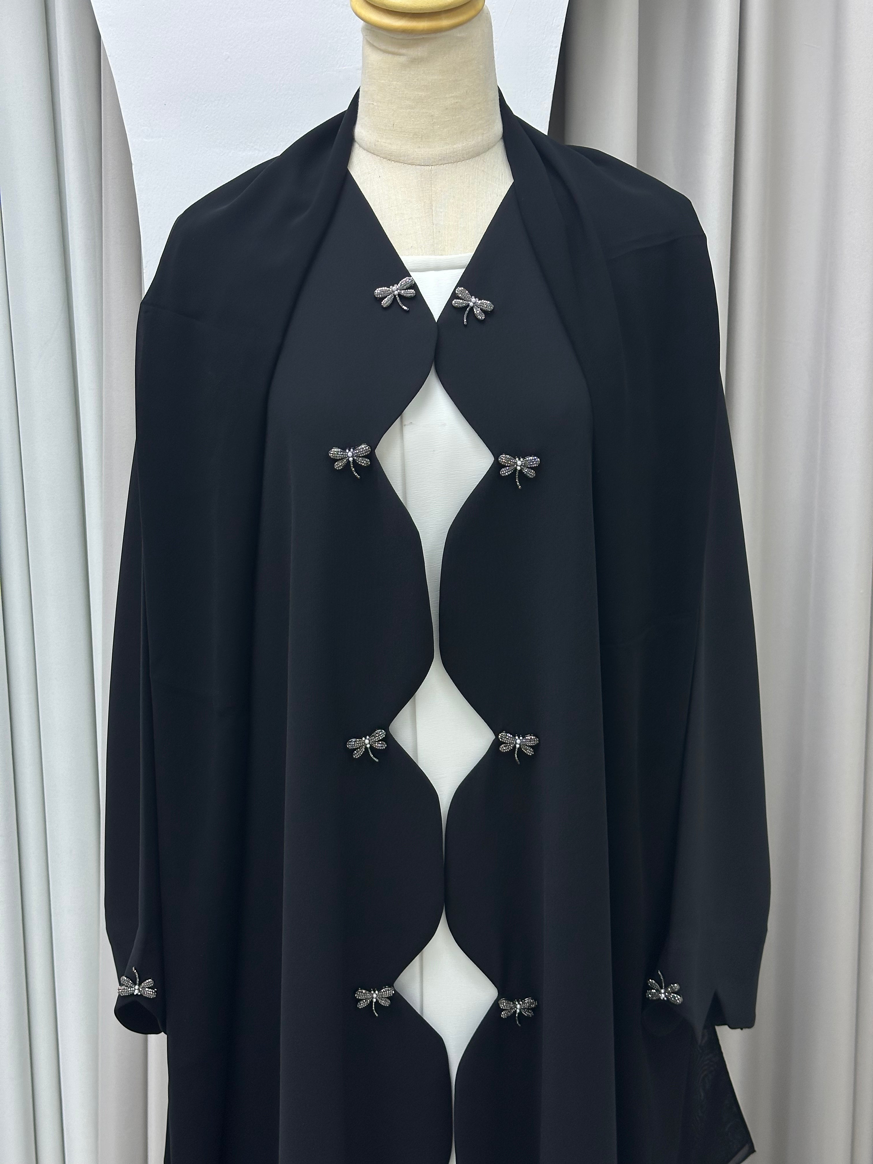 C 1508-02 Black Abaya