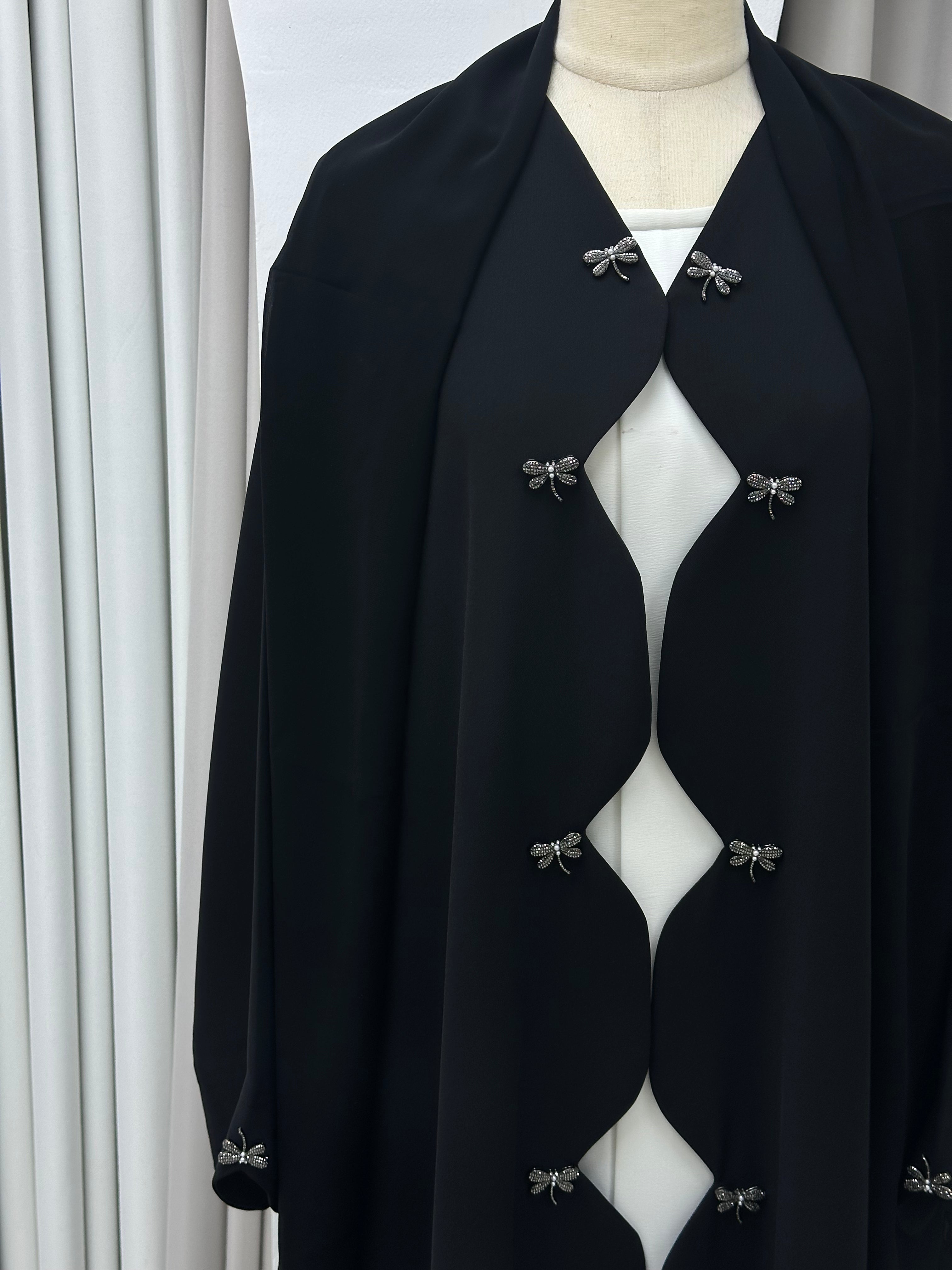 C 1508-02 Black Abaya