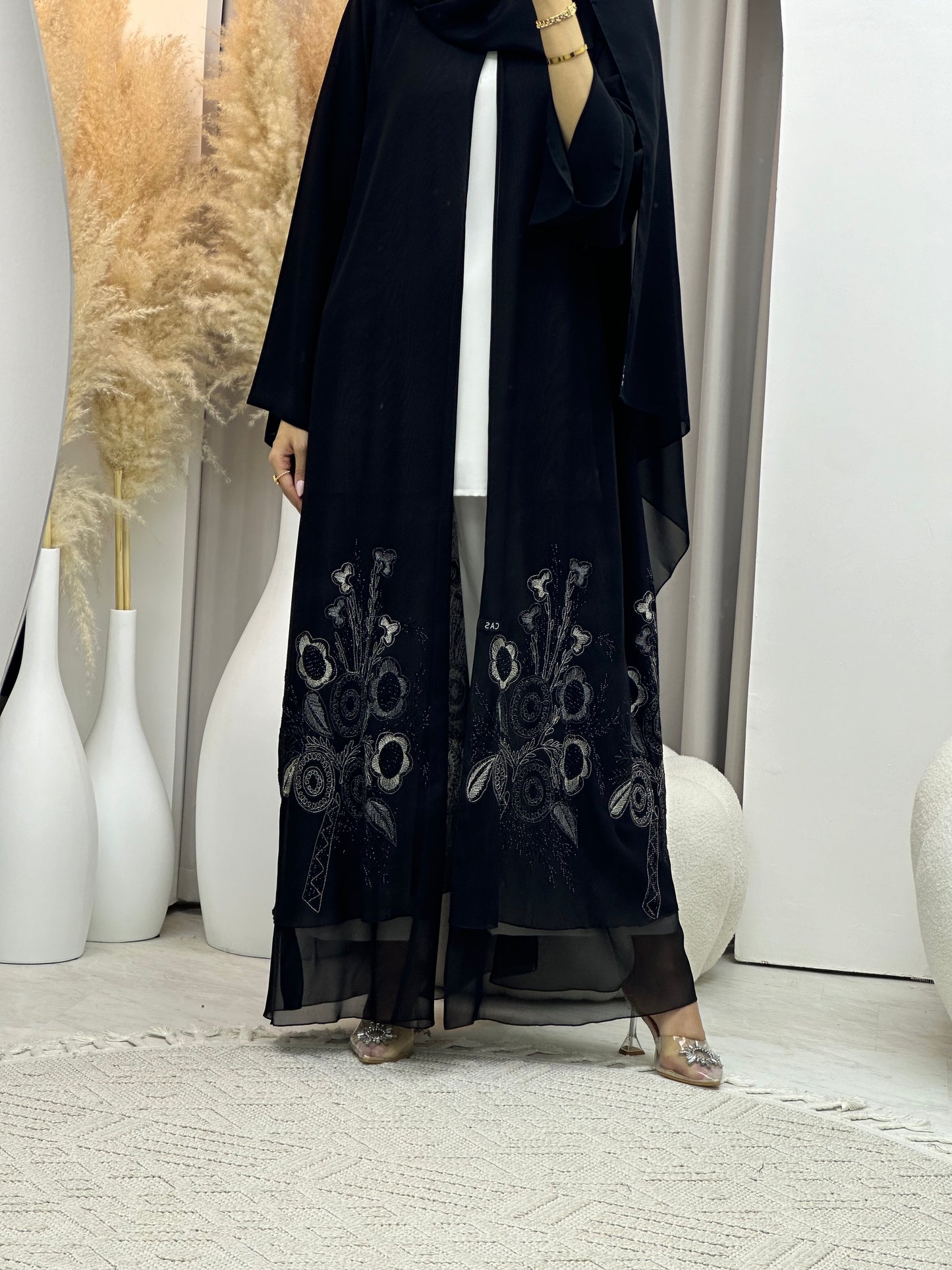 C 0054 Black Abaya