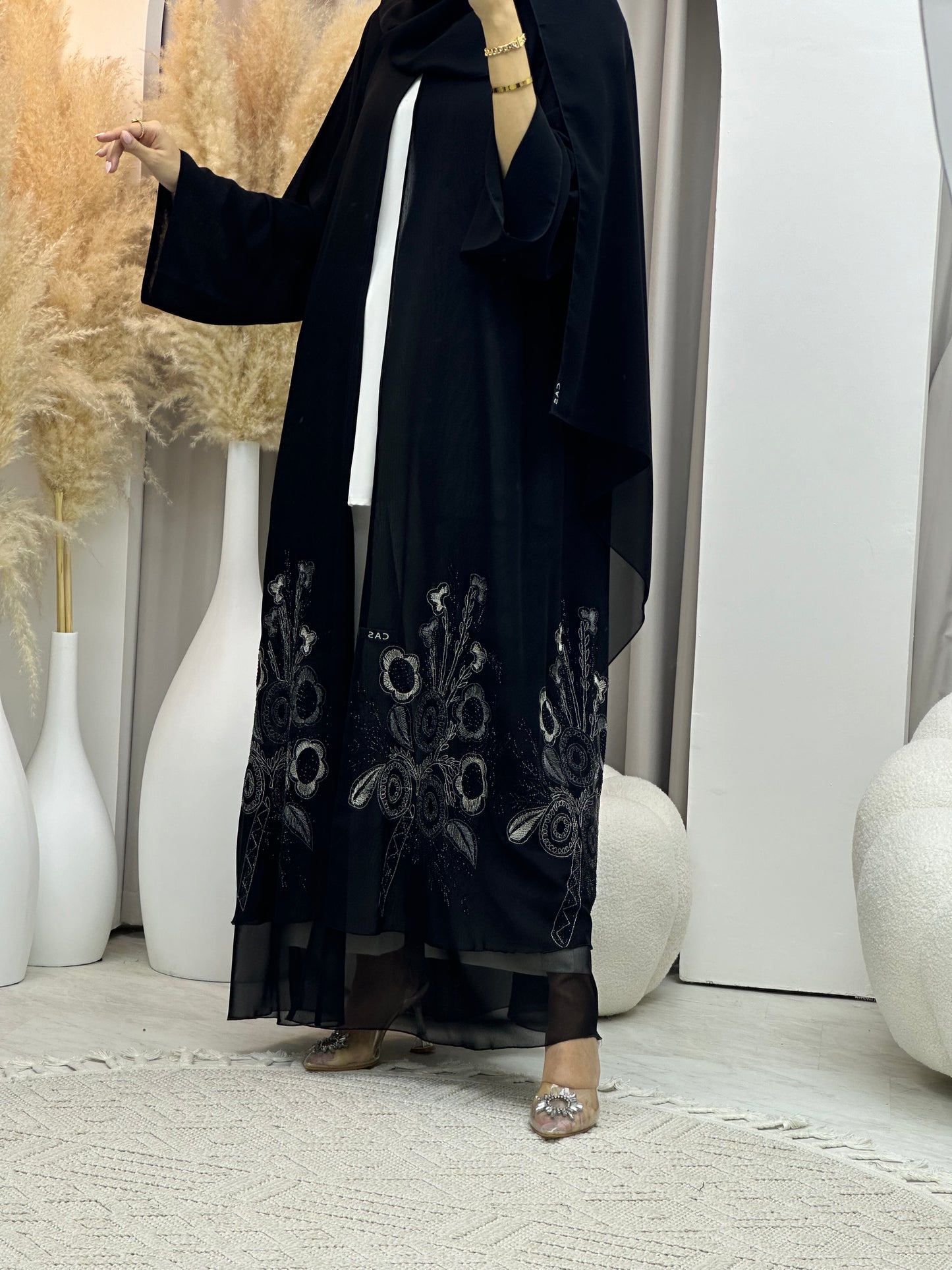 C 0054 Black Abaya