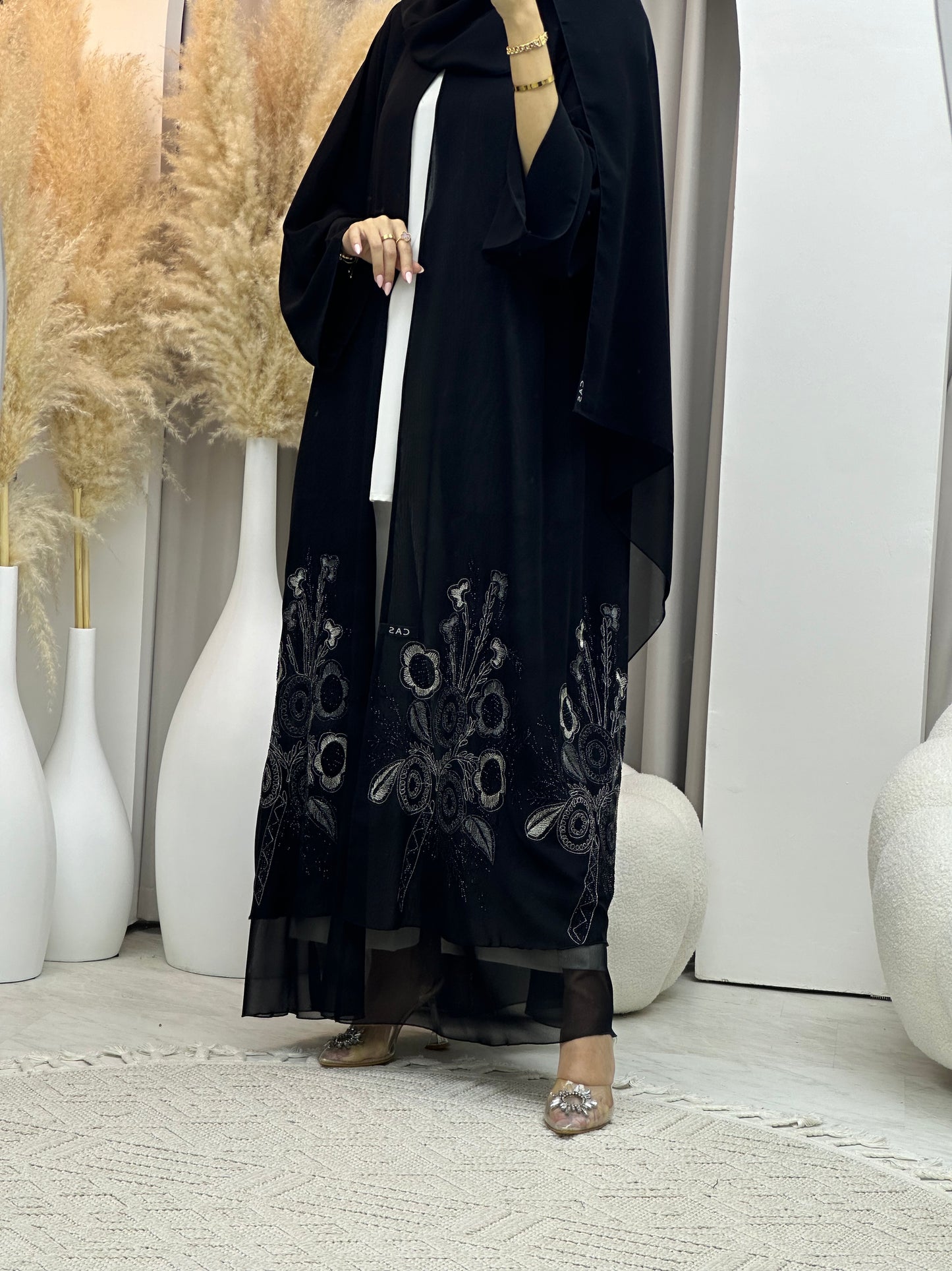 C 0054 Black Abaya