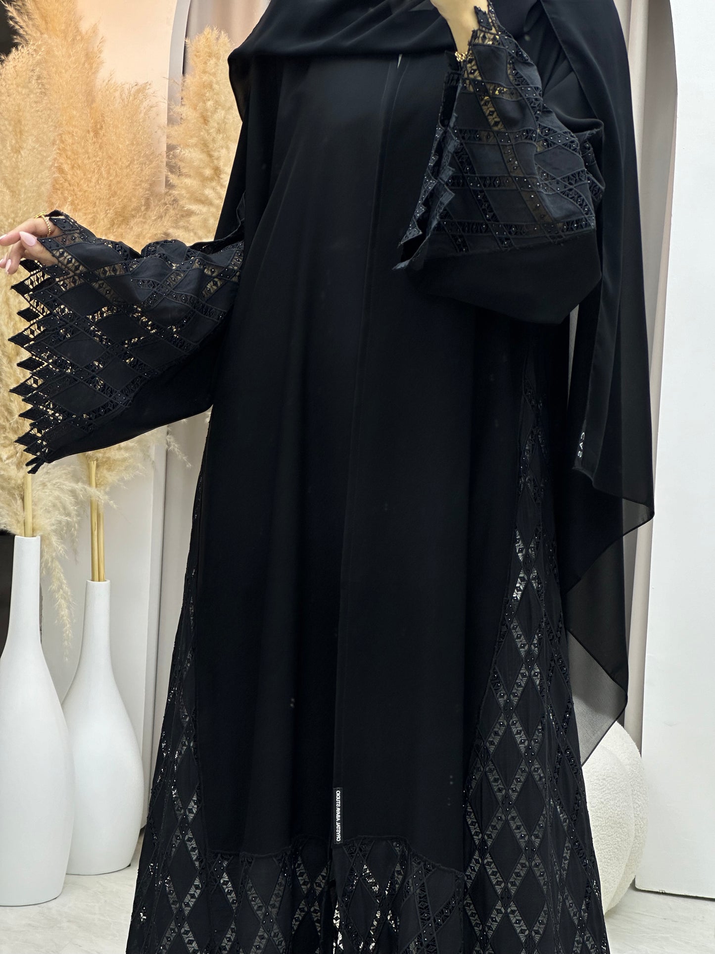 C 0056 Black Abaya