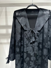 C 1416-04 Black Coat Abaya