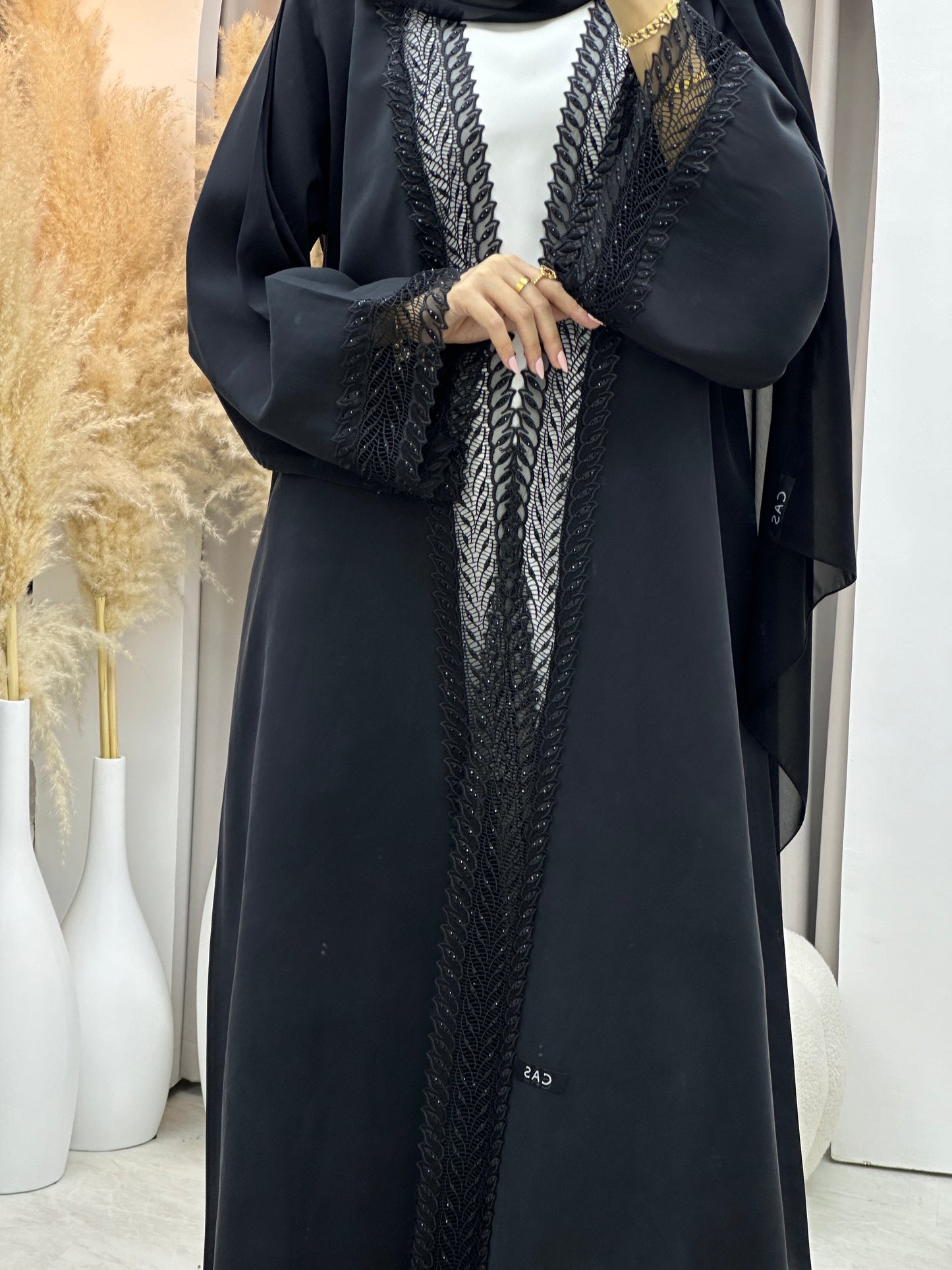 C 0057 Black Abaya