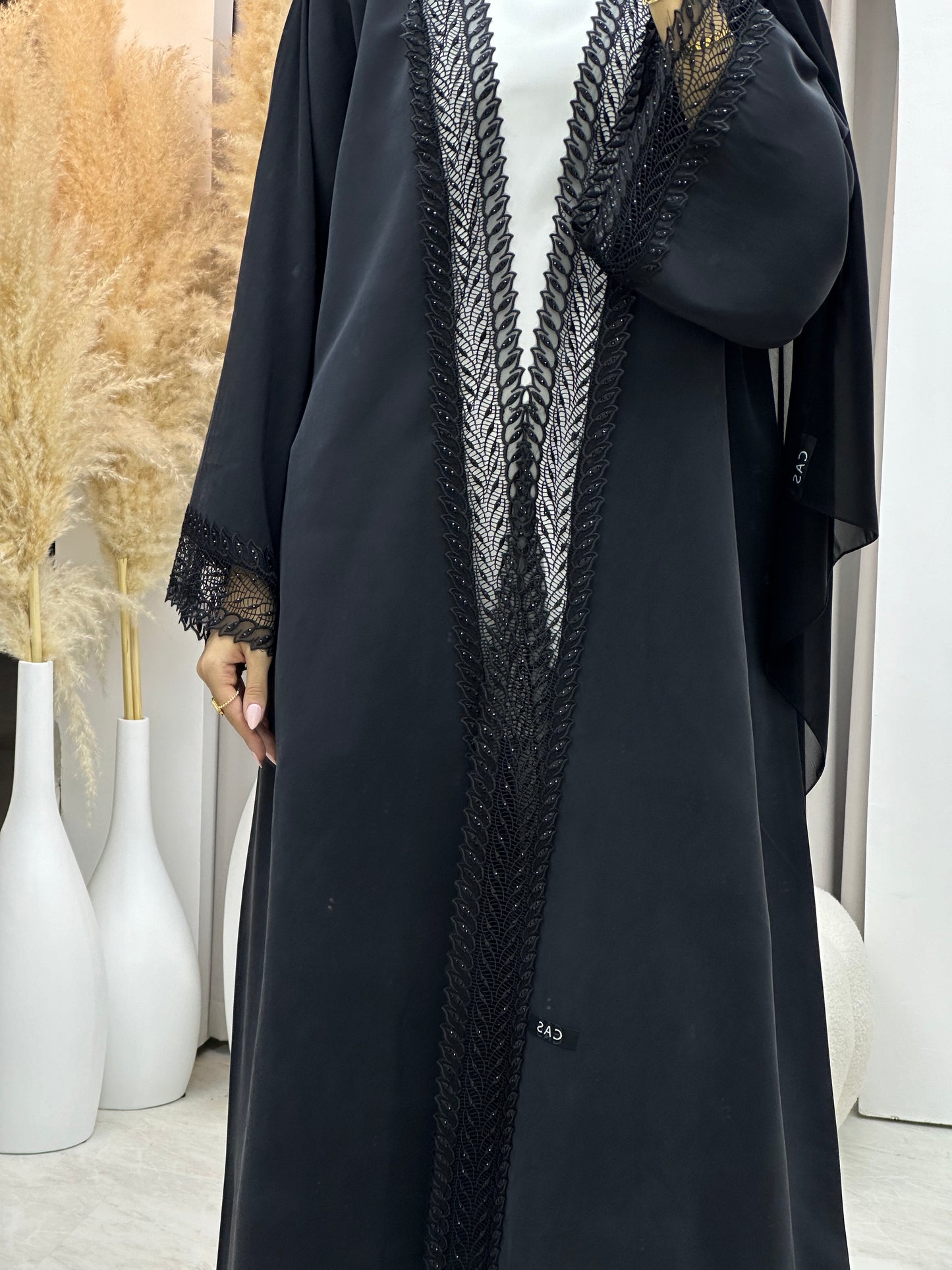 C 0057 Black Abaya