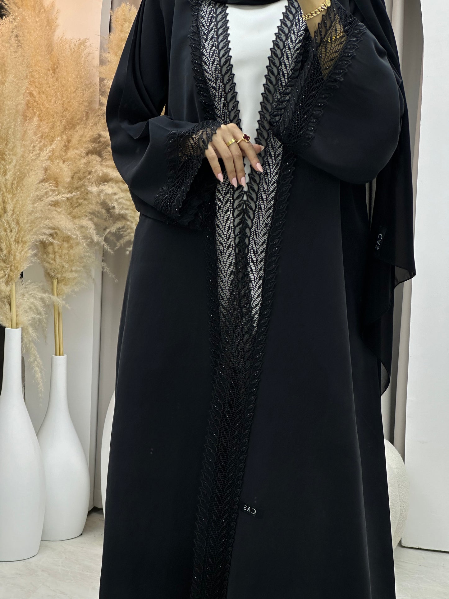 C 0057 Black Abaya