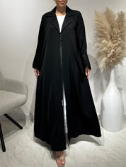 C 1627 Black Lace Abaya