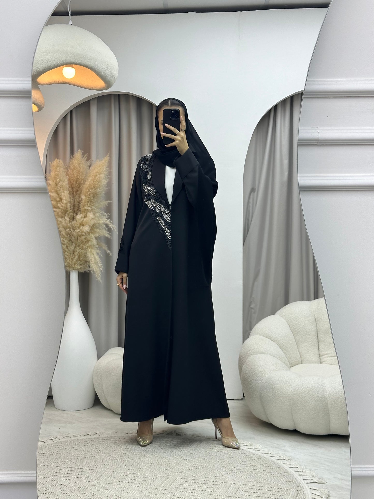 C 0060 Black Abaya