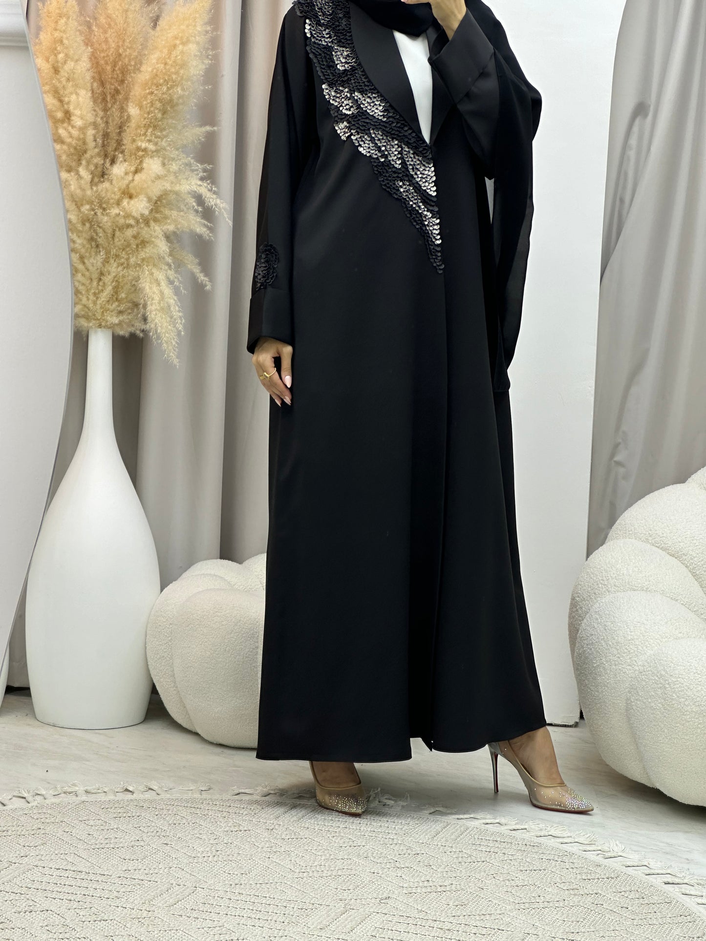 C 0060 Black Abaya