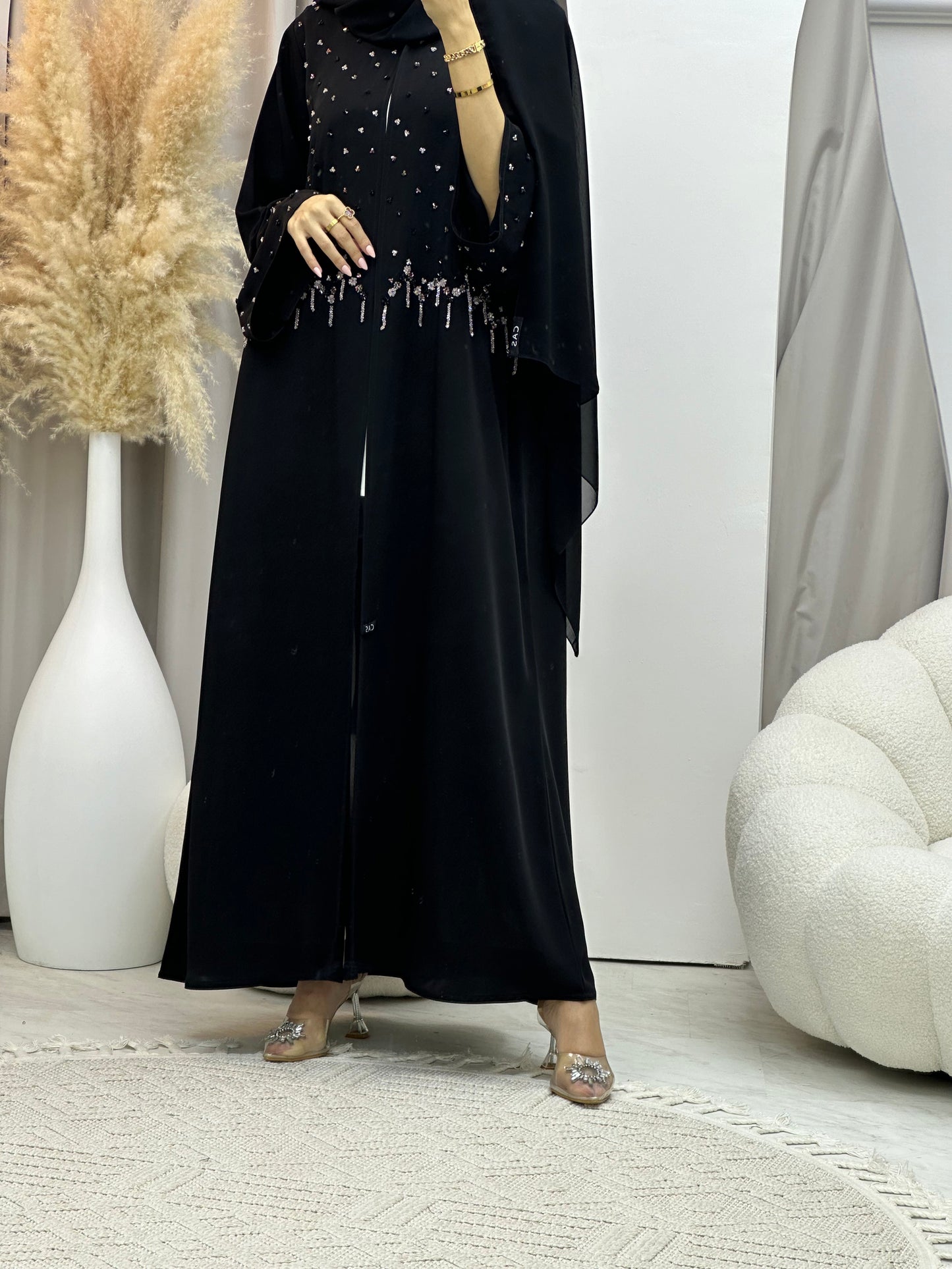 C 0063 Black Abaya