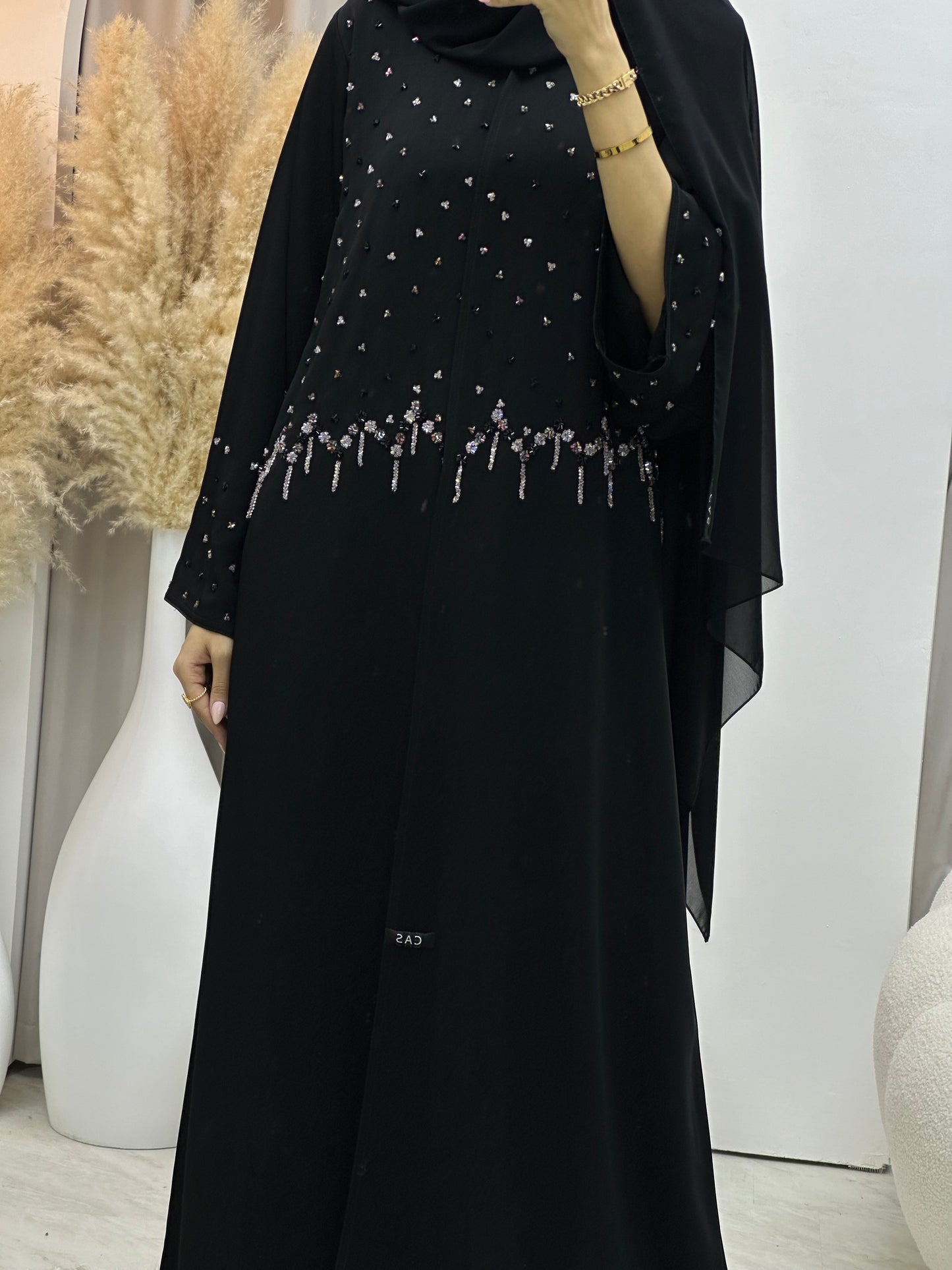 C 0063 Black Abaya