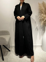 C 1634 Black Beaded Abaya