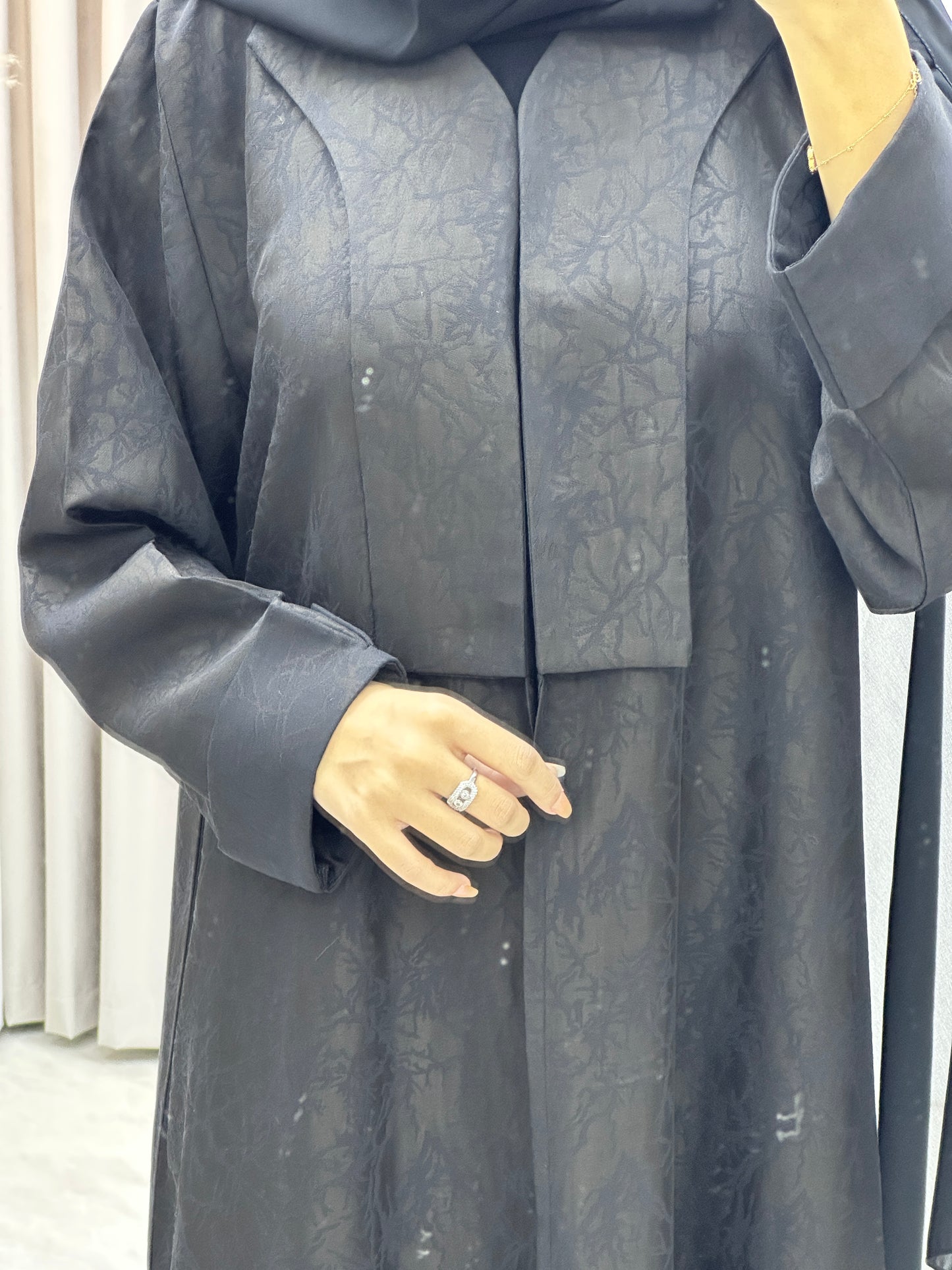 C Branch Winter Black Coat Abaya