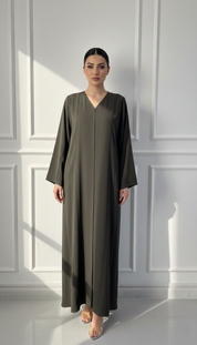 C 1839 Olive Green Abaya