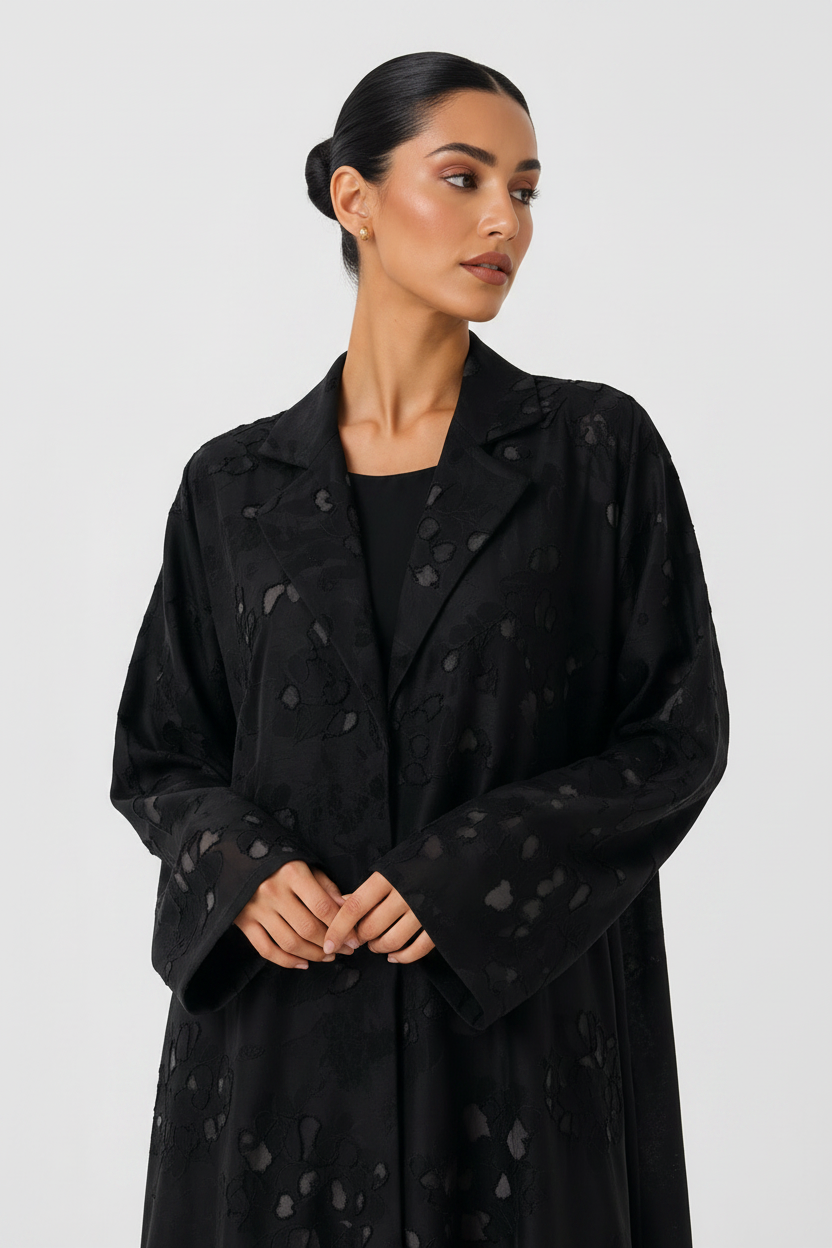 C 2612 Black Abaya