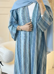 C 1600 Blue Wave Abaya