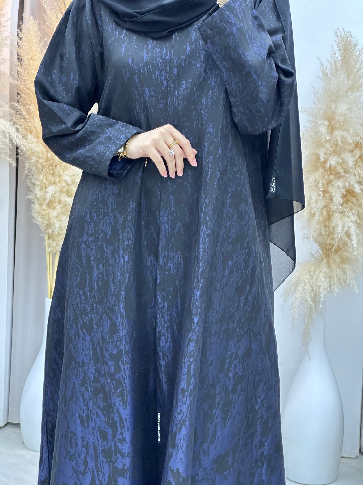 C 0001 - 01 Blue Eid Kloosh Abaya