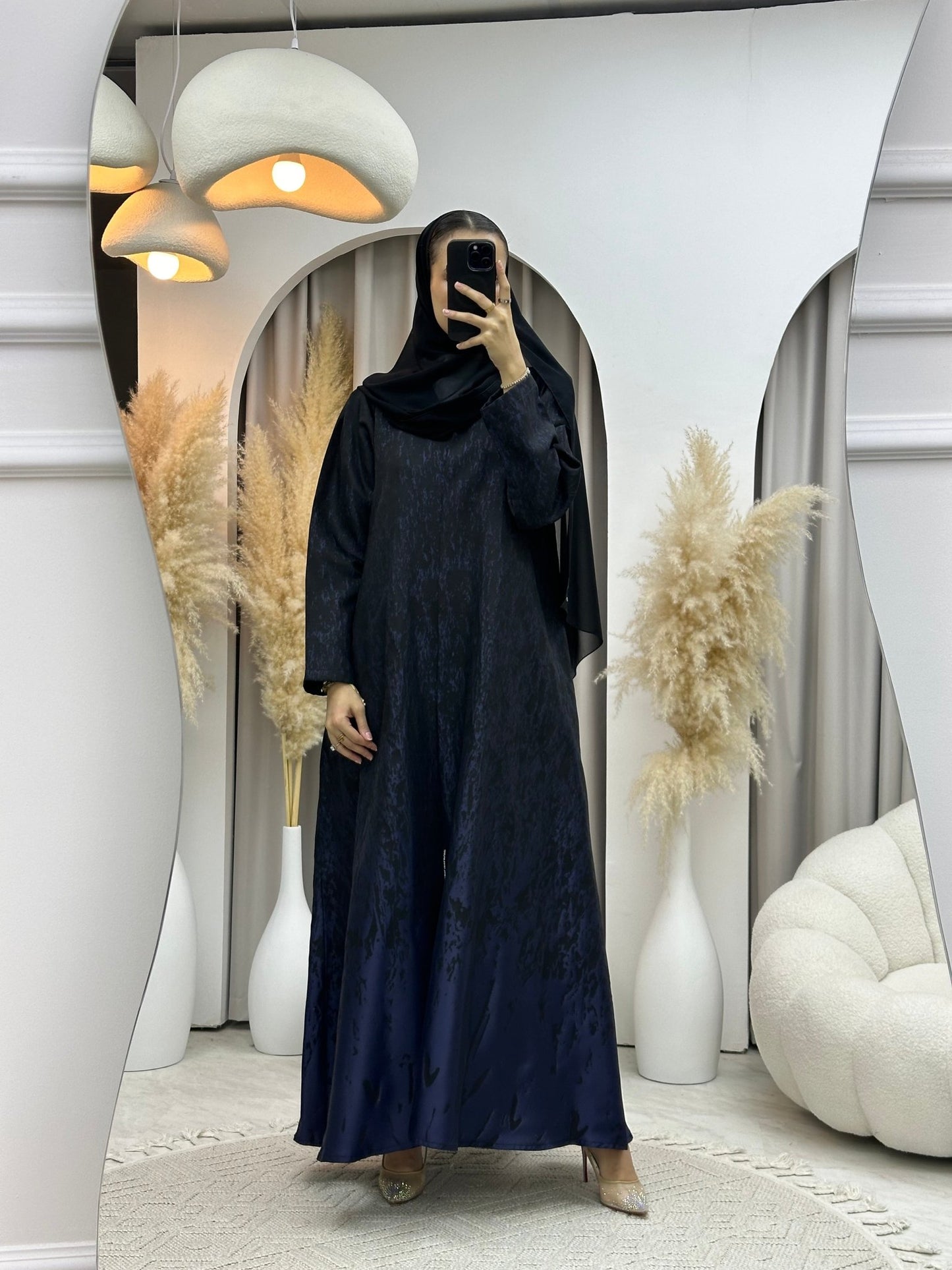 C 0001 - 01 Blue Eid Kloosh Abaya