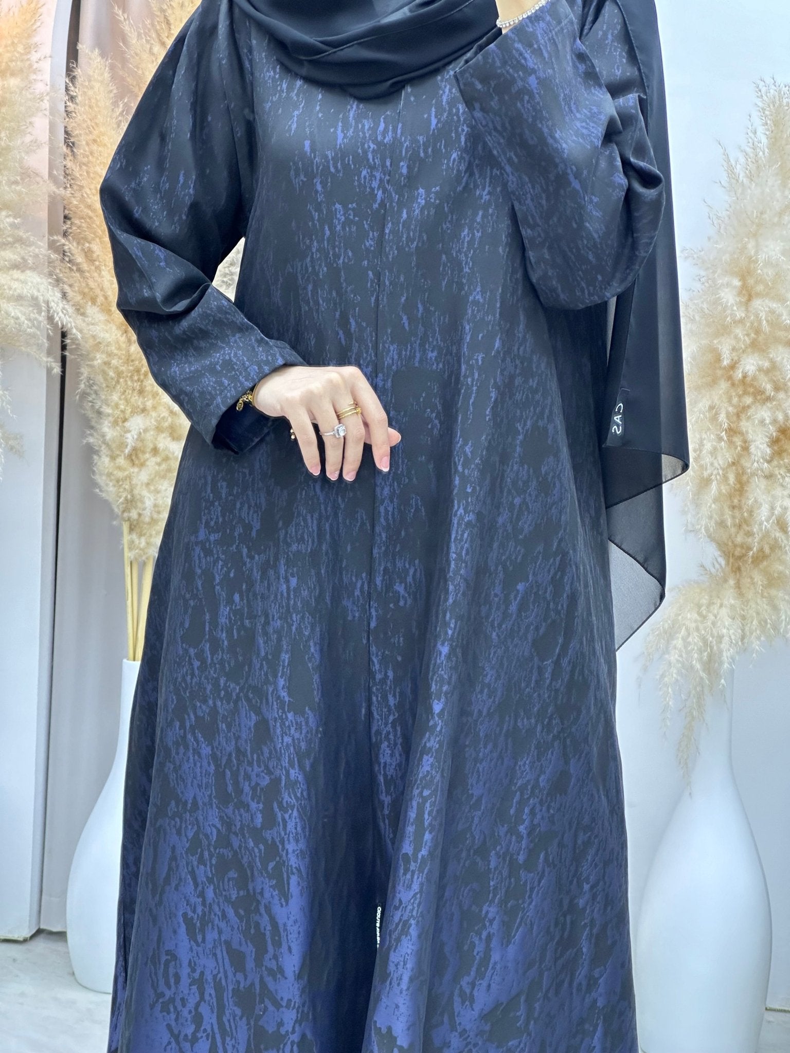 C 0001 - 01 Blue Eid Kloosh Abaya