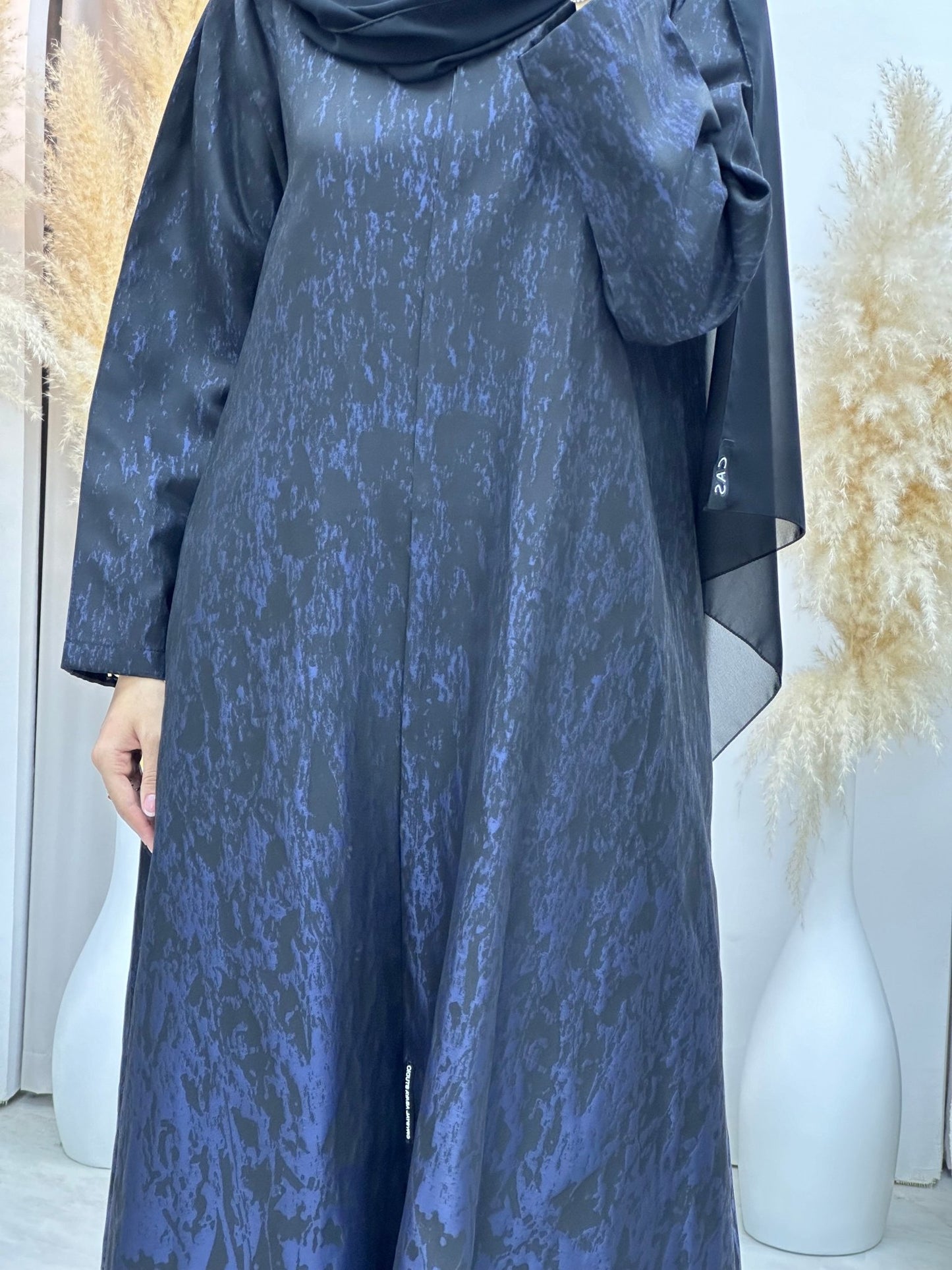 C 0001 - 01 Blue Eid Kloosh Abaya